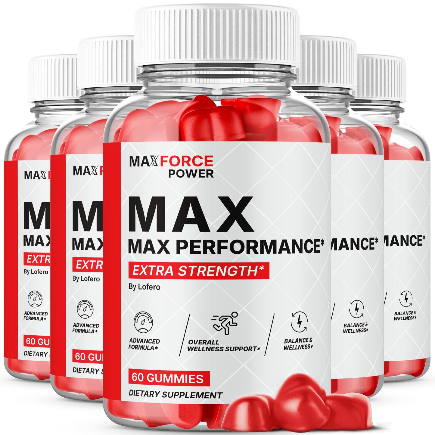 Lofero MaxForce Power Gummys Gummies 300