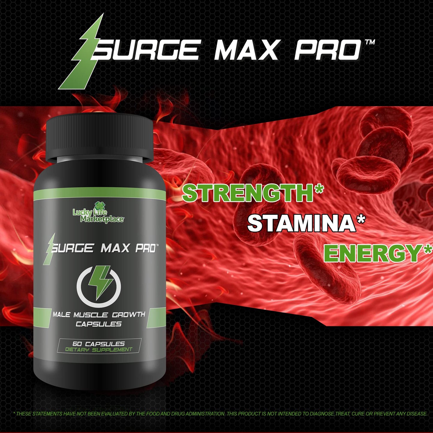 Generic Surge Max Pro Muscle Growth Formula Capsule 1 Count