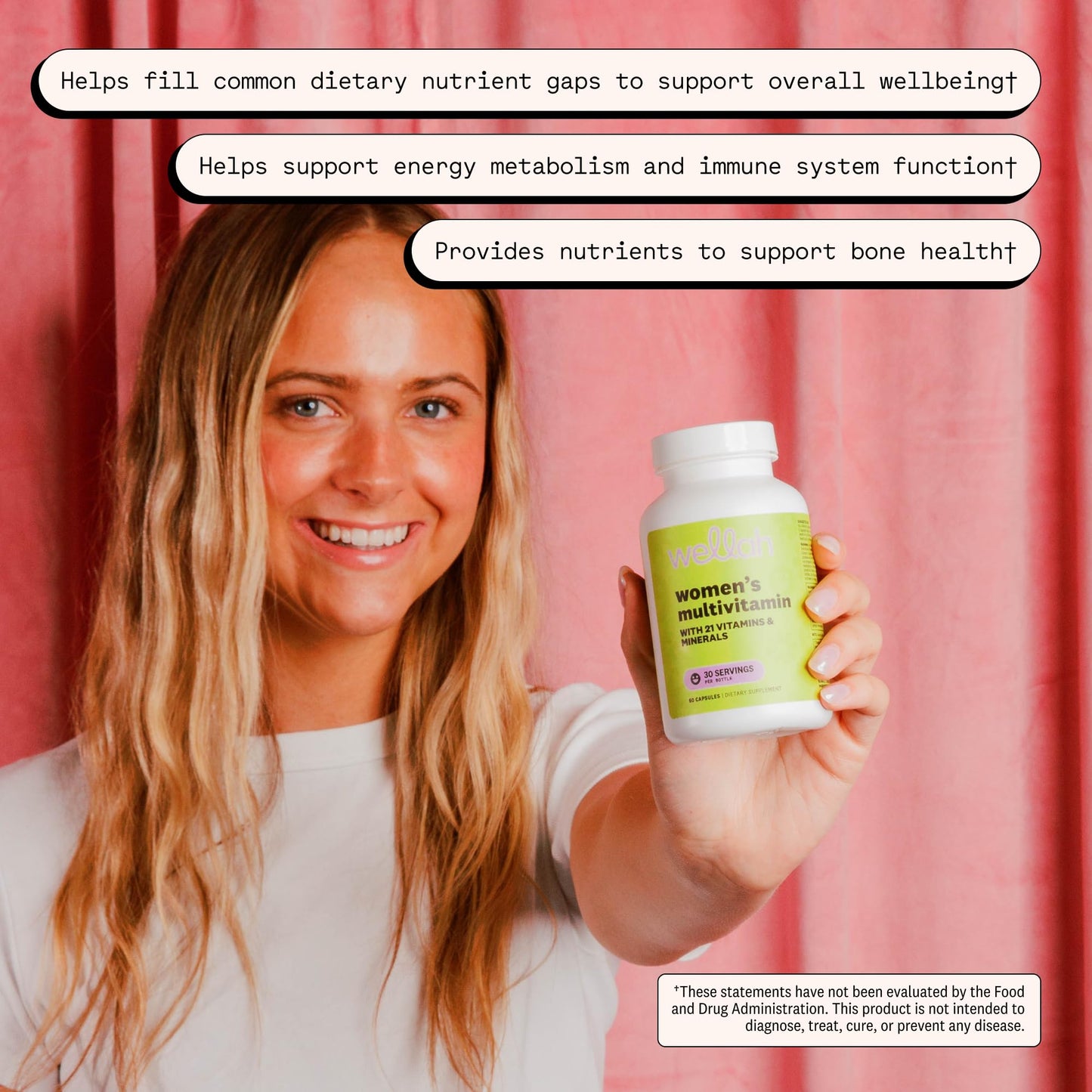 Wellah Women's Multivitamin Capsules 60 Count