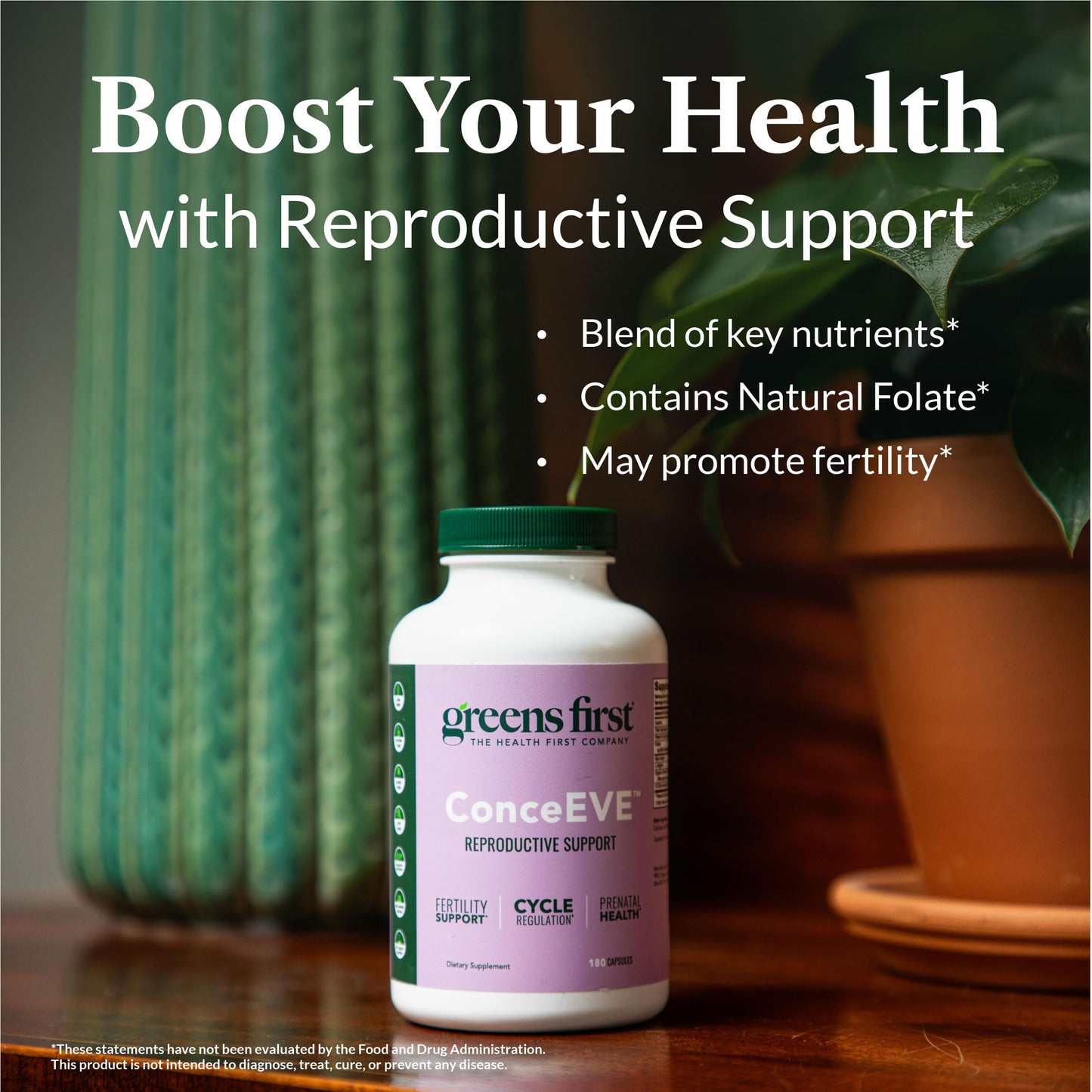 Greens First Female ConceEVE Capsules, 180 Capsules