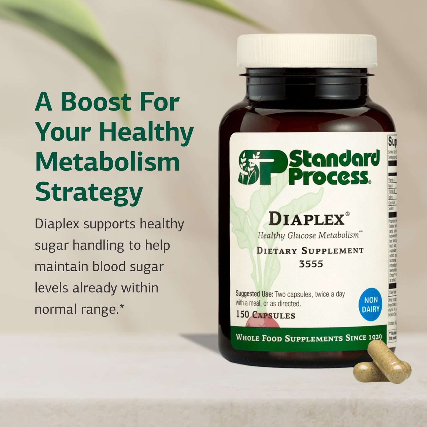 Standard Process Inc. Diaplex, Pancreas & Gallbladder Support Capsules 150