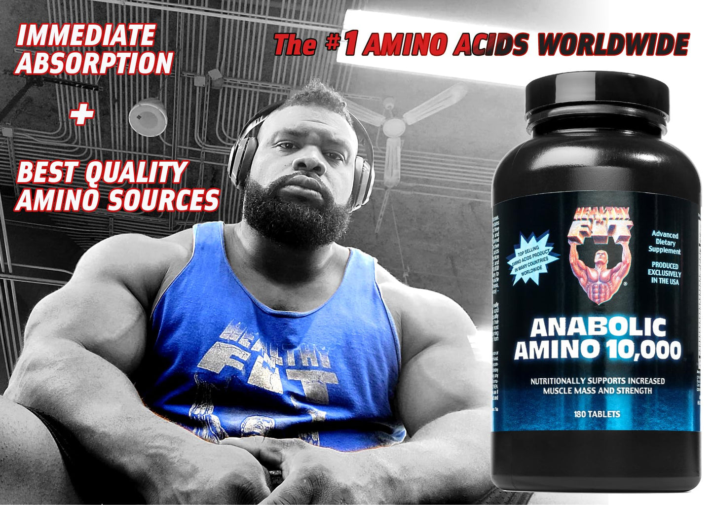 Healthy 'N Fit Amino 10,000 Tablets 90
