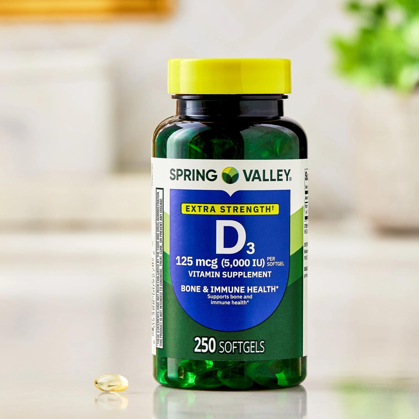 SAFEZ KAREON Extra Strength Vitamin D3 Softgels 250 Count