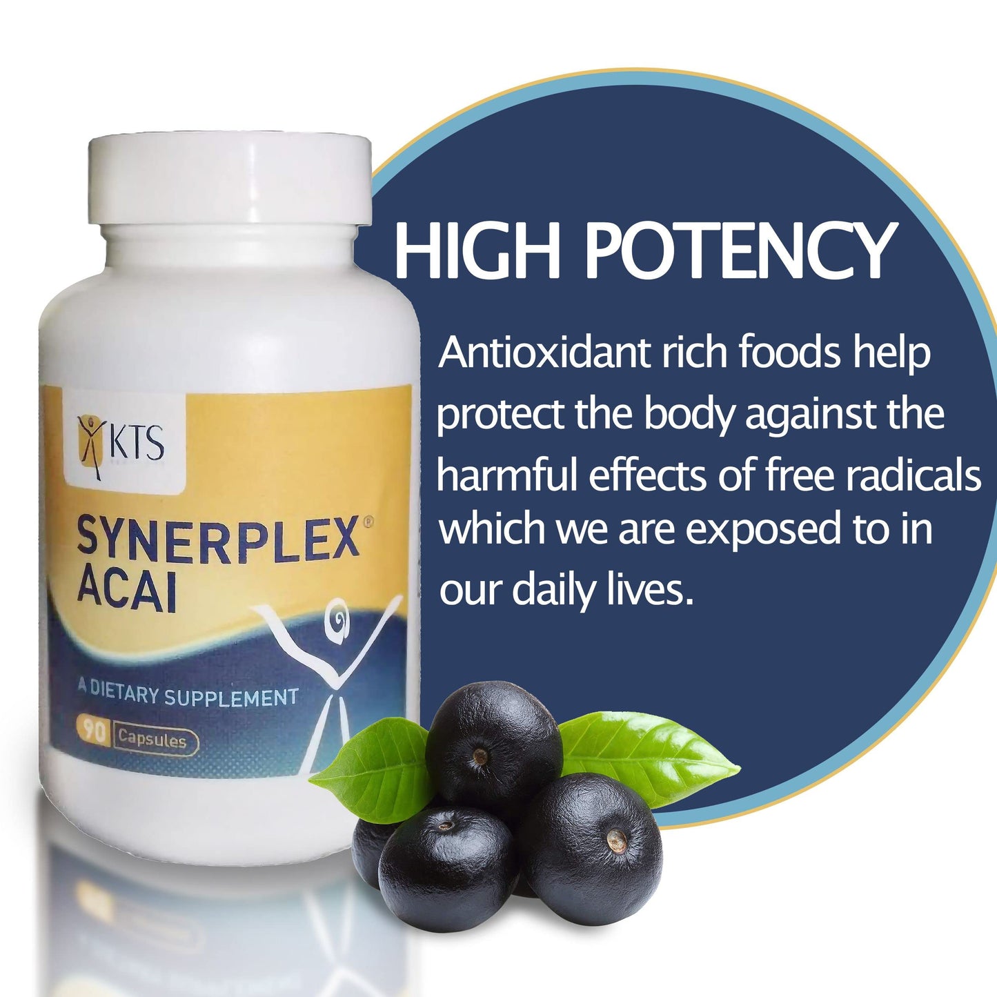 Synerplex Acai Capsules 90 Count