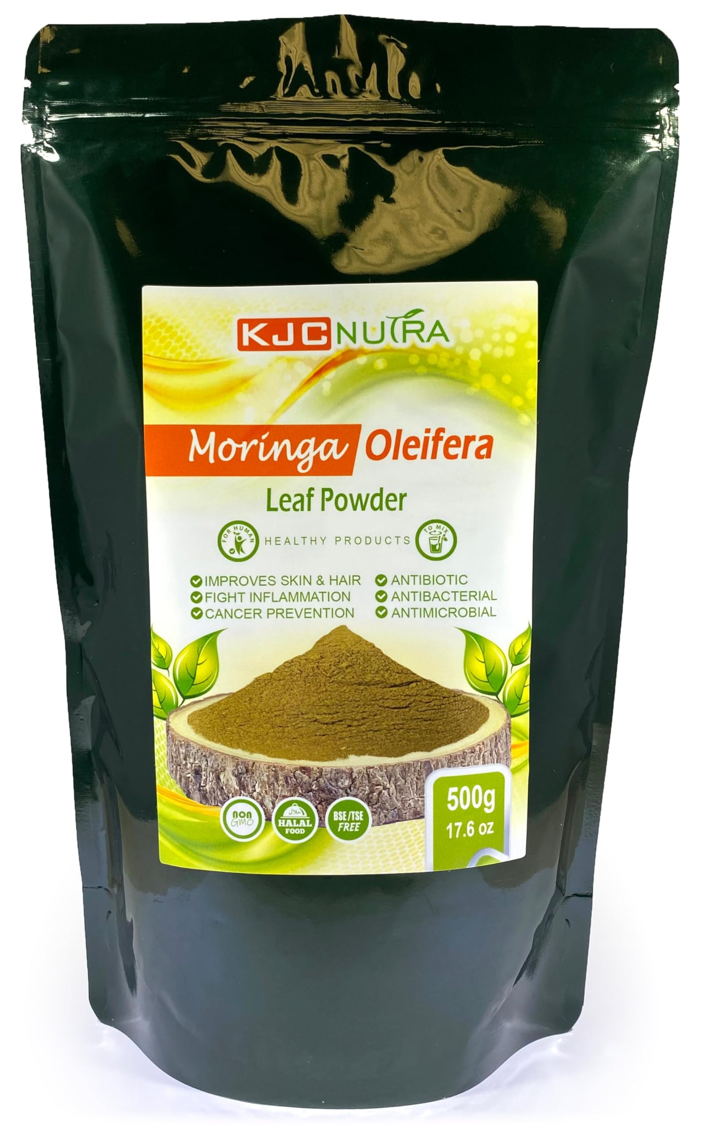 KJC Nutra Moringa Oleifera Leaf Powder 17.6 oz