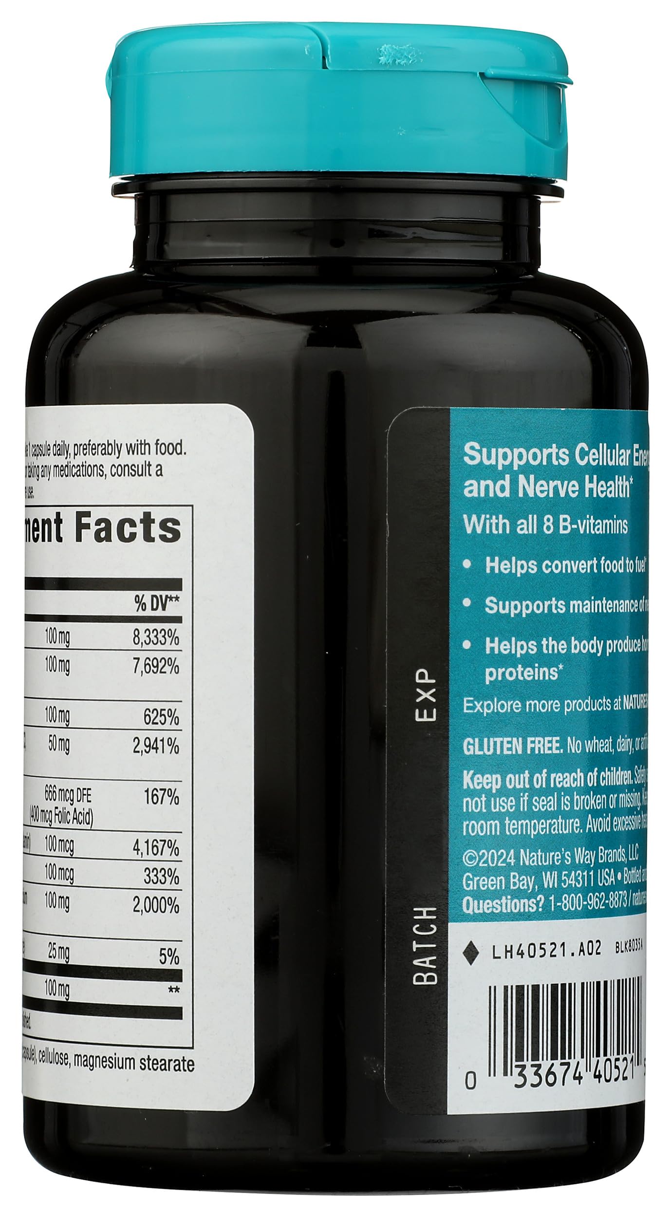 Nature's Way Vitamin B-100 Complex Capsule 100 Count