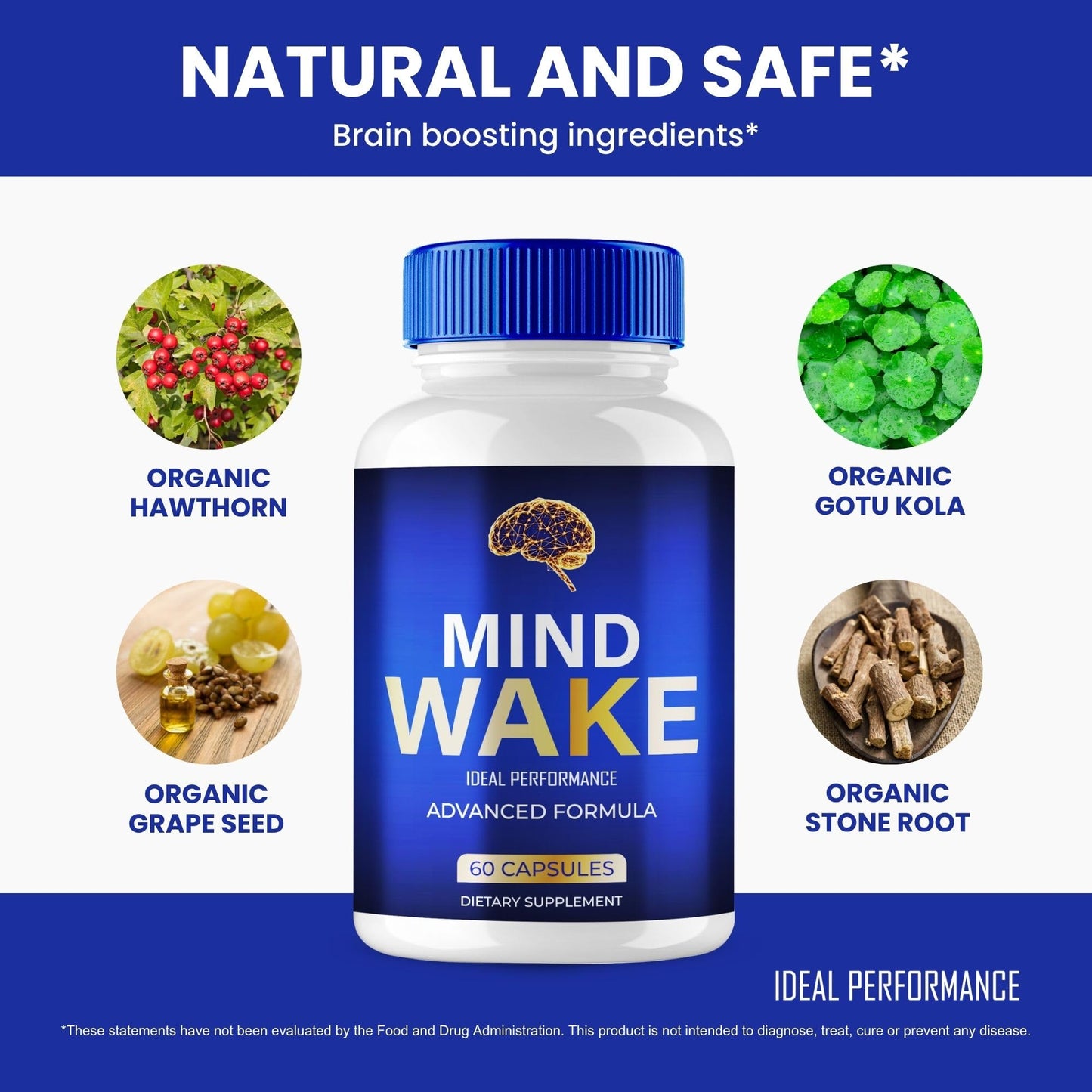 Ideal Performance Mind Wake Capsules 300