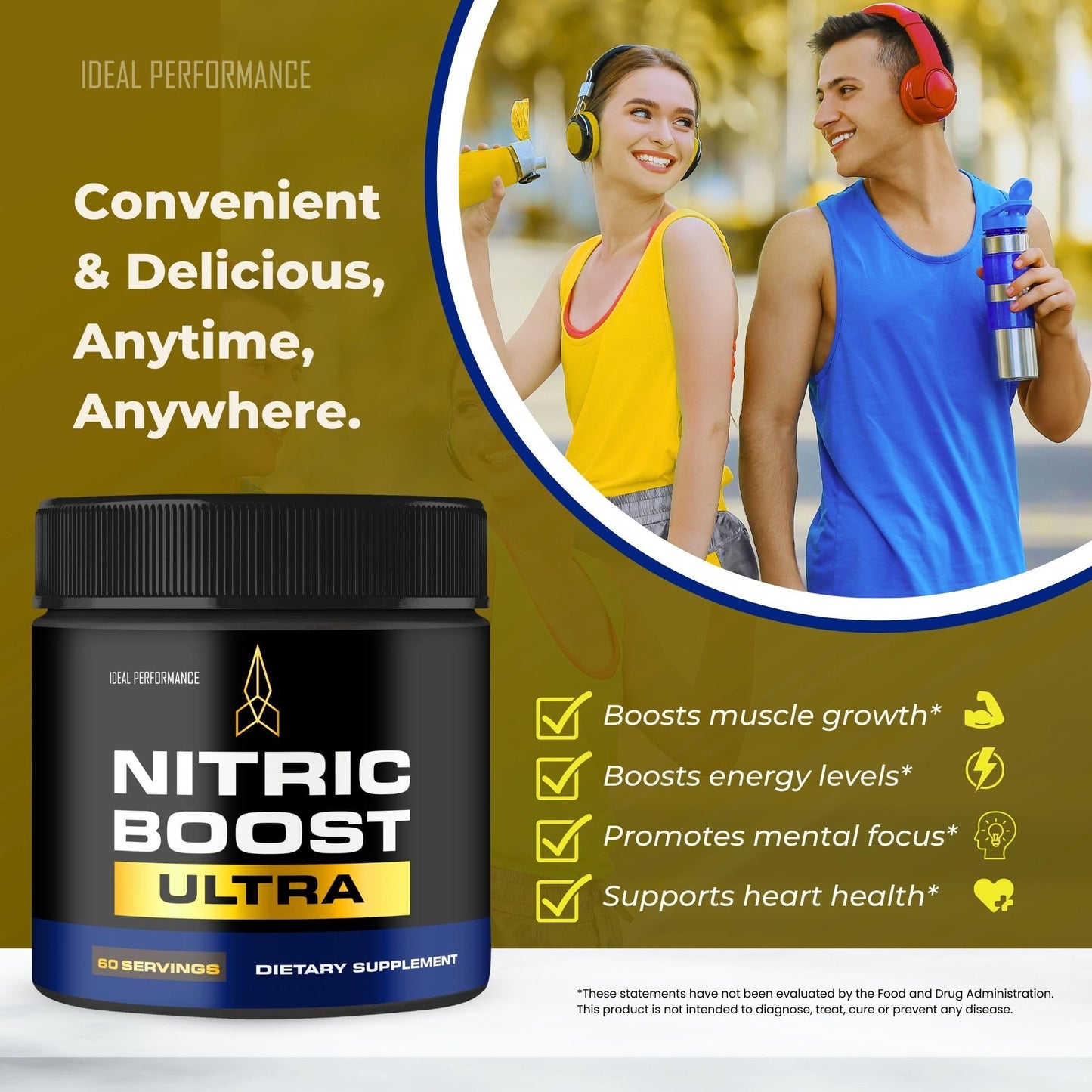 IDEAL PERFORMANCE Nitric Boost Ultra Purple Powder 2 oz