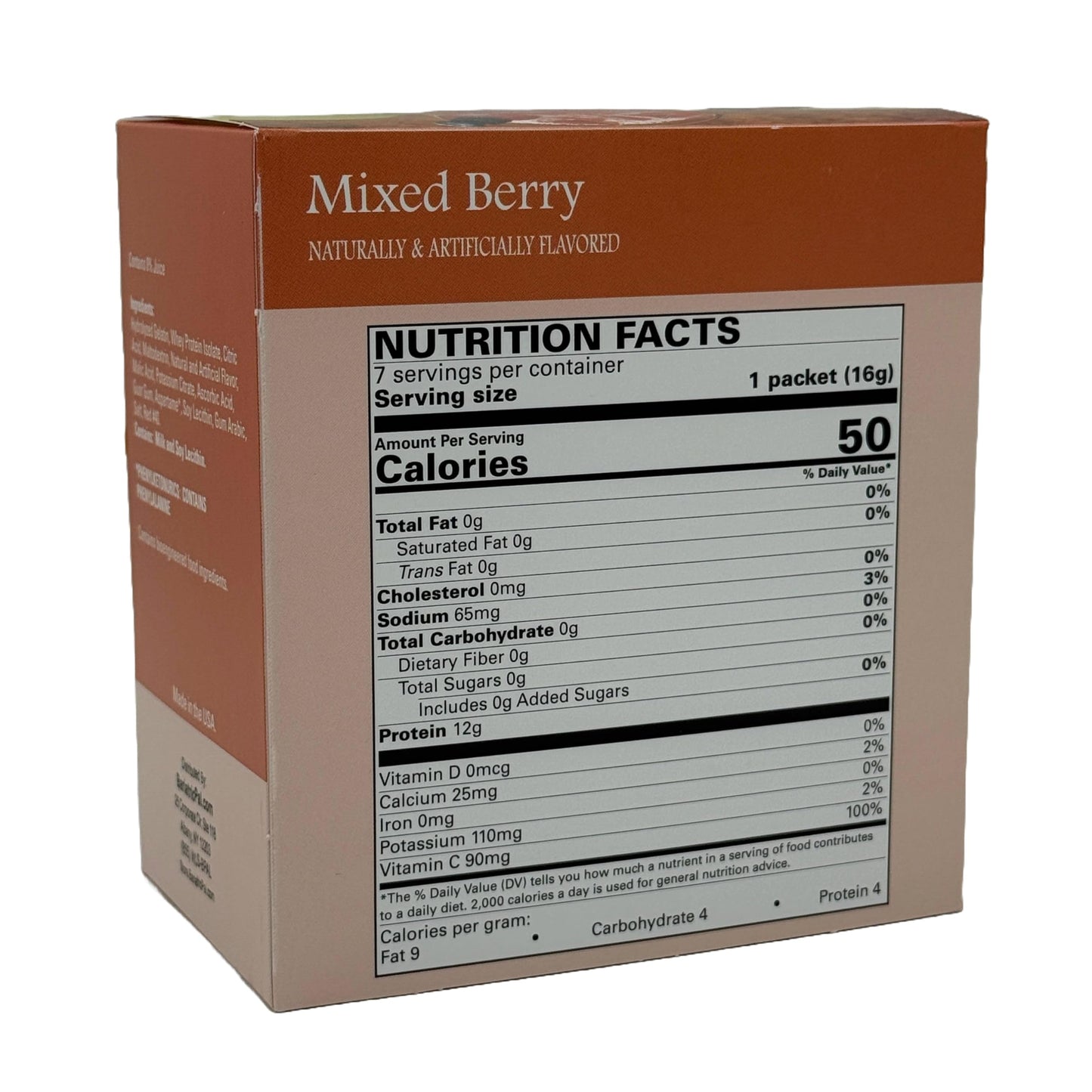BariatricPal 12g Protein Sugar-Free Fruit Drink - Mixed Berry Powder, 3.9 oz
