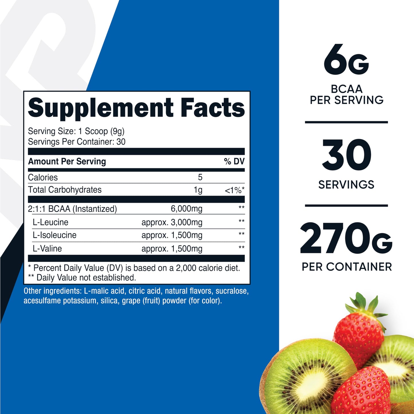 Nutricost BCAA Powder 9.5 Ounce