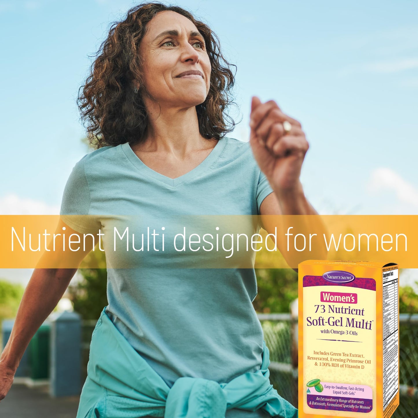 Nature's Secret Women's 73 Nutrient Soft-Gel Multi Vitamin Tablet, 60 Count