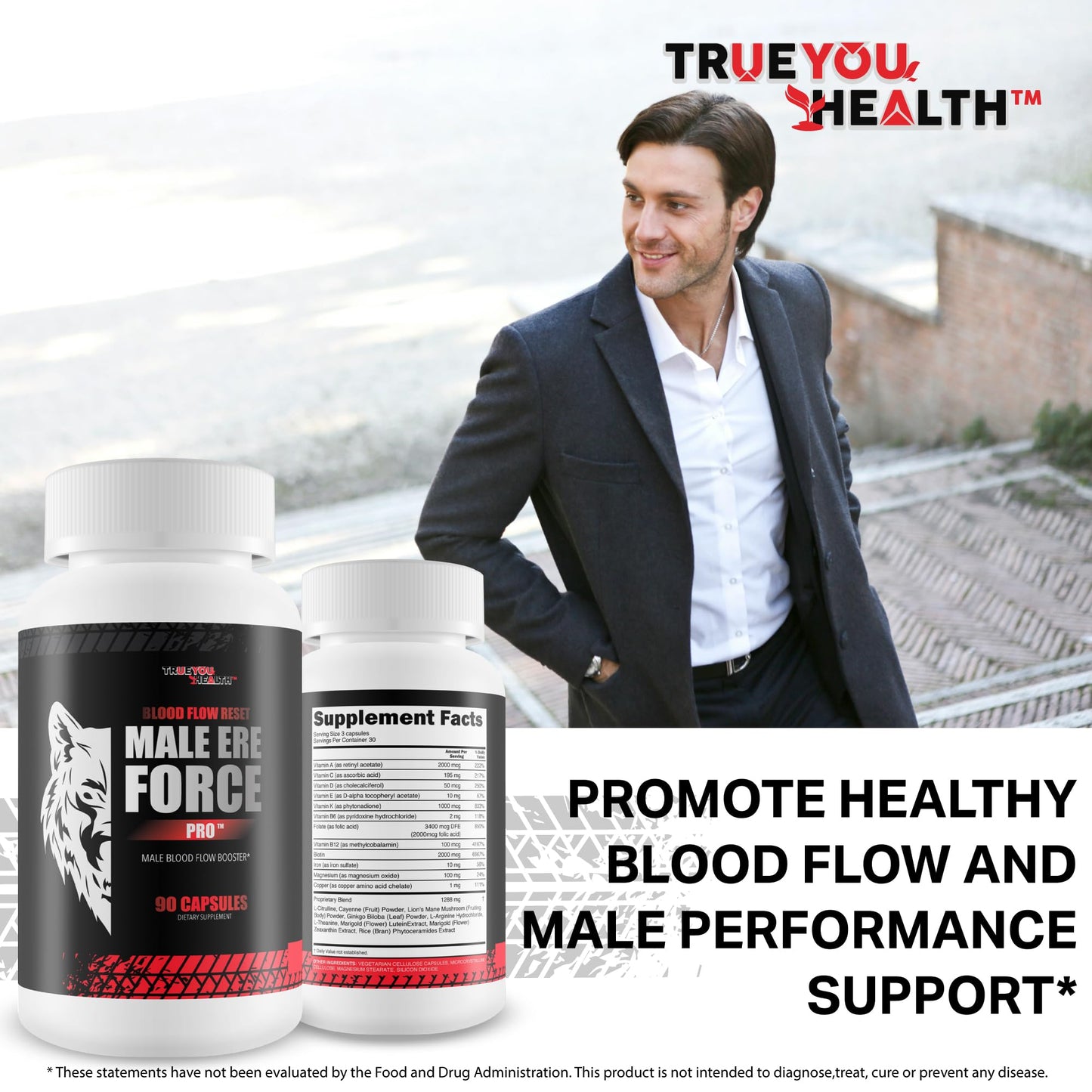 True You Health Male Ere Force Pro Capsule 90 Count