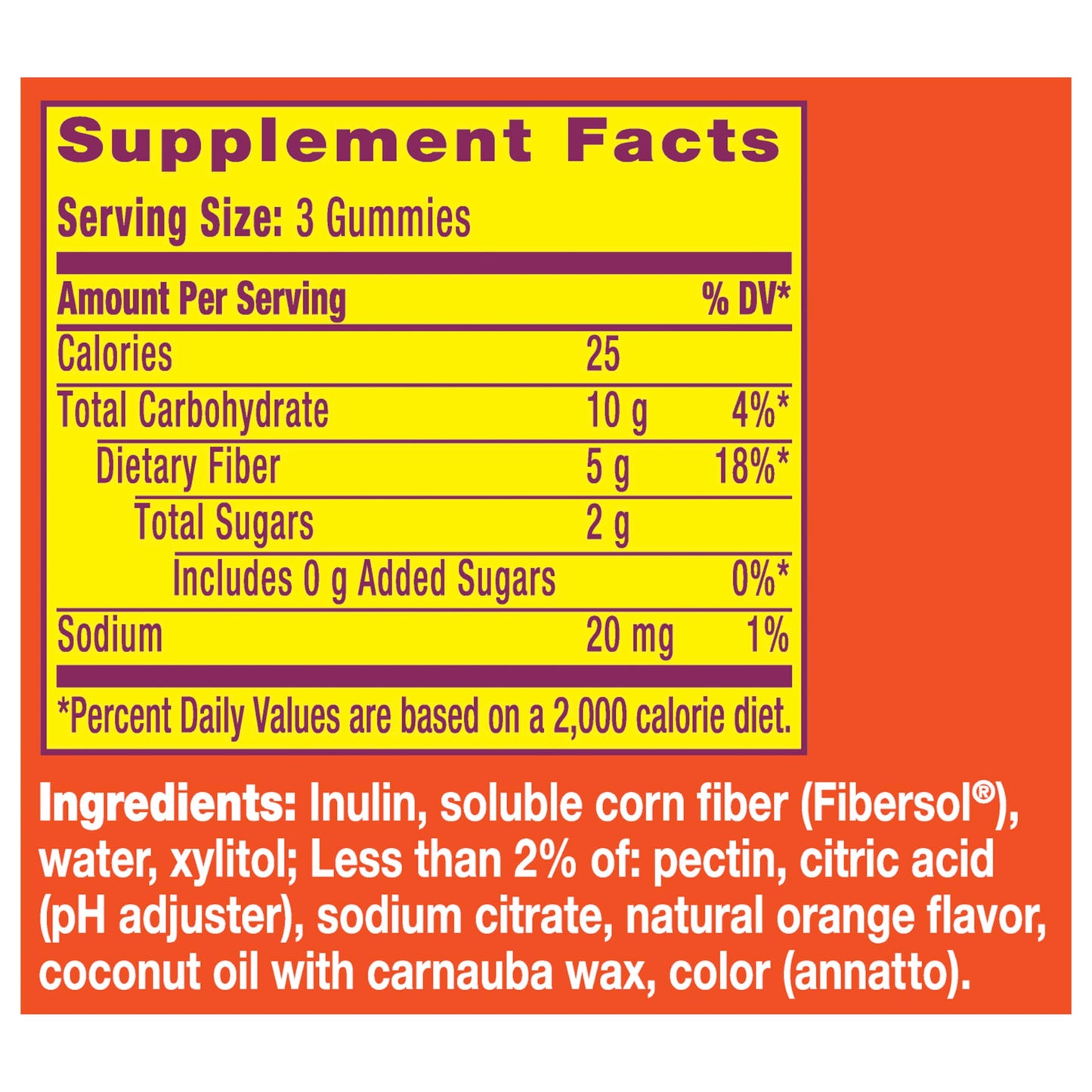 Metamucil Fiber Gummies for Adults Gummy, 72 Count