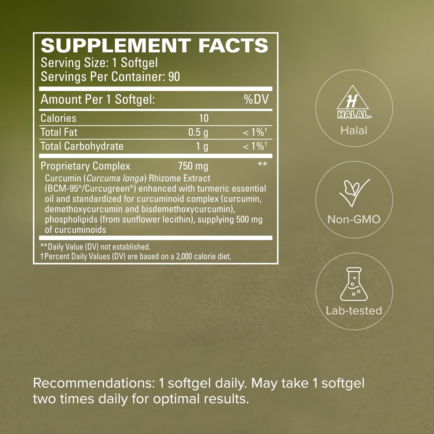 Terry Naturally CuraMed 750mg Softgels 90 Count