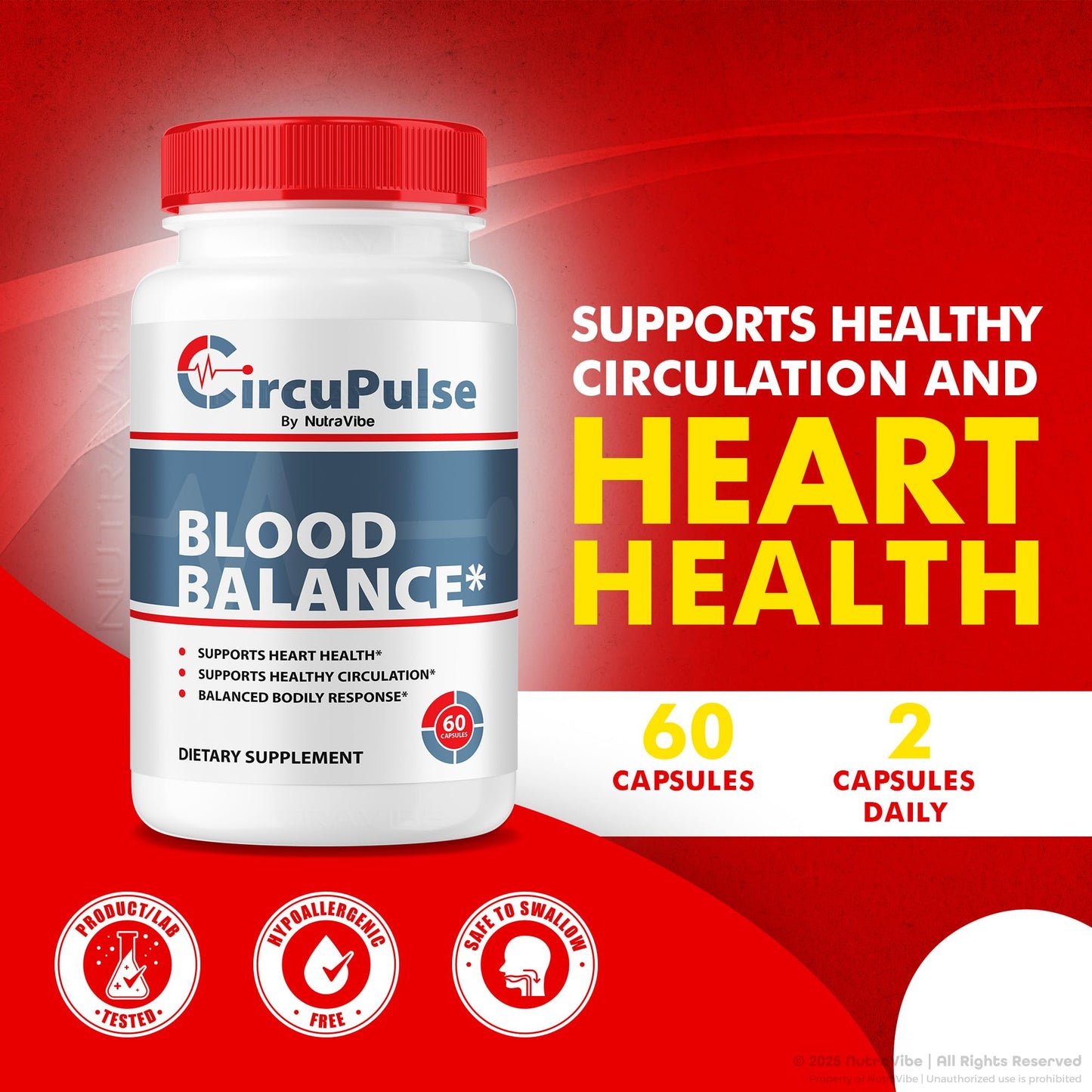 NutraVibe CircuPulse 180 Capsules