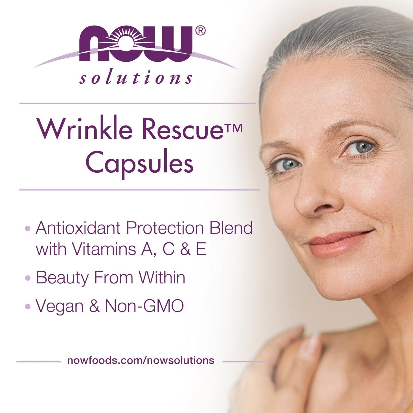NOW Foods Wrinkle Rescue 60 Capsules