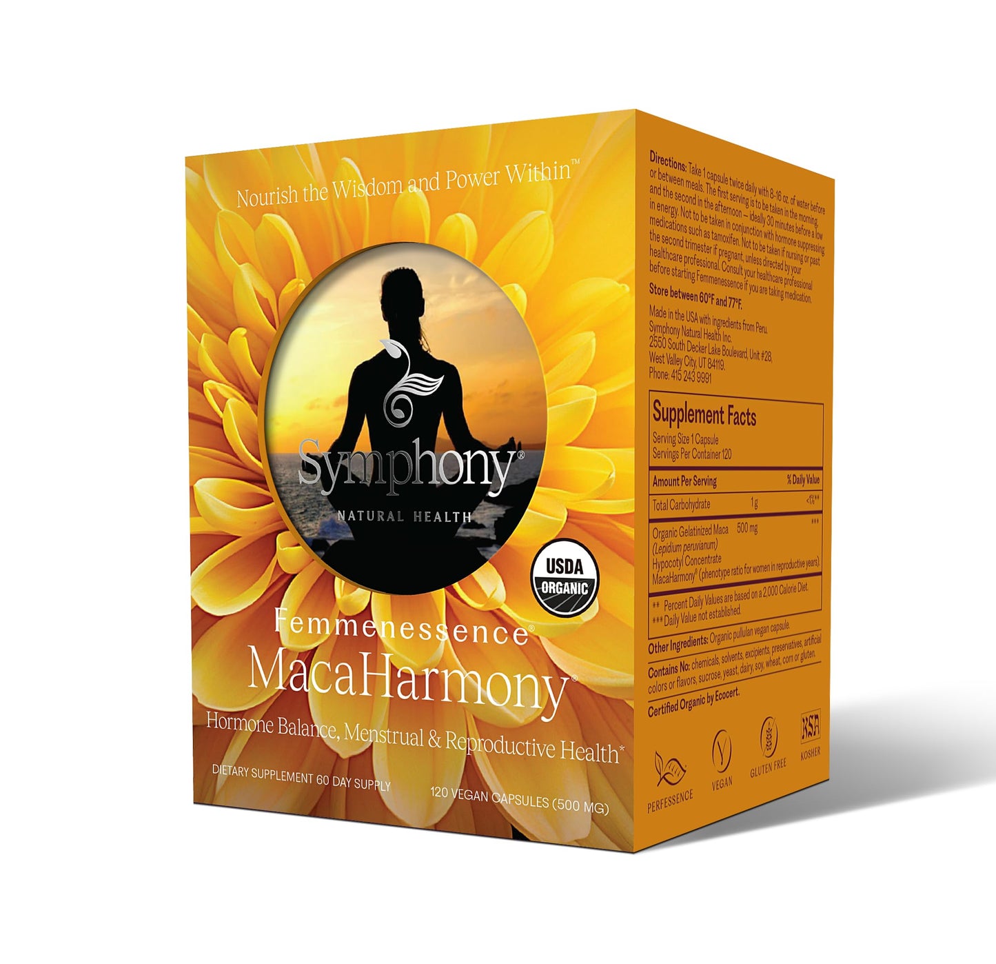 Natural Health International Femmenessence MacaHarmony Capsules, 120 Count