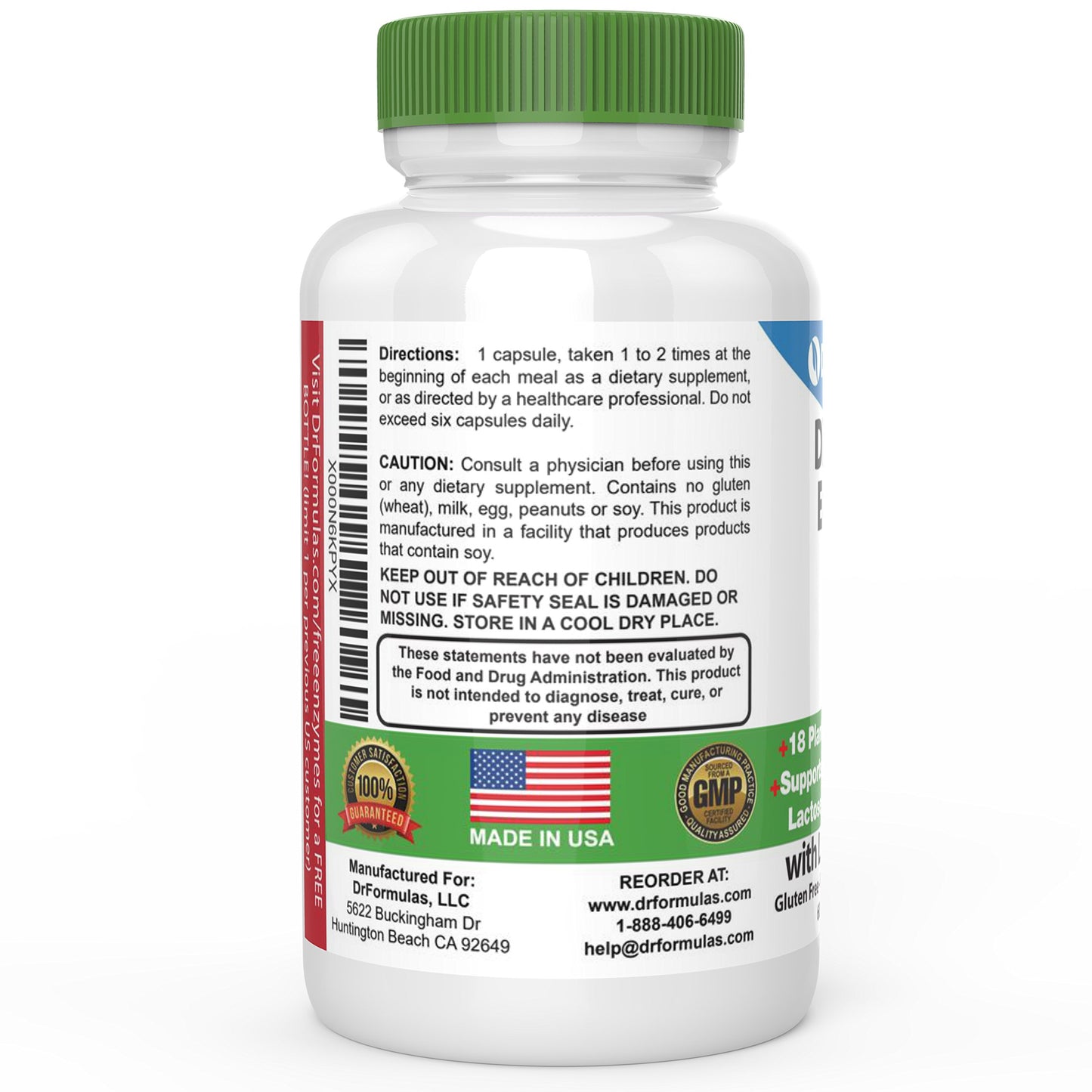 DrFormulas Digestive Enzymes Capsule 60