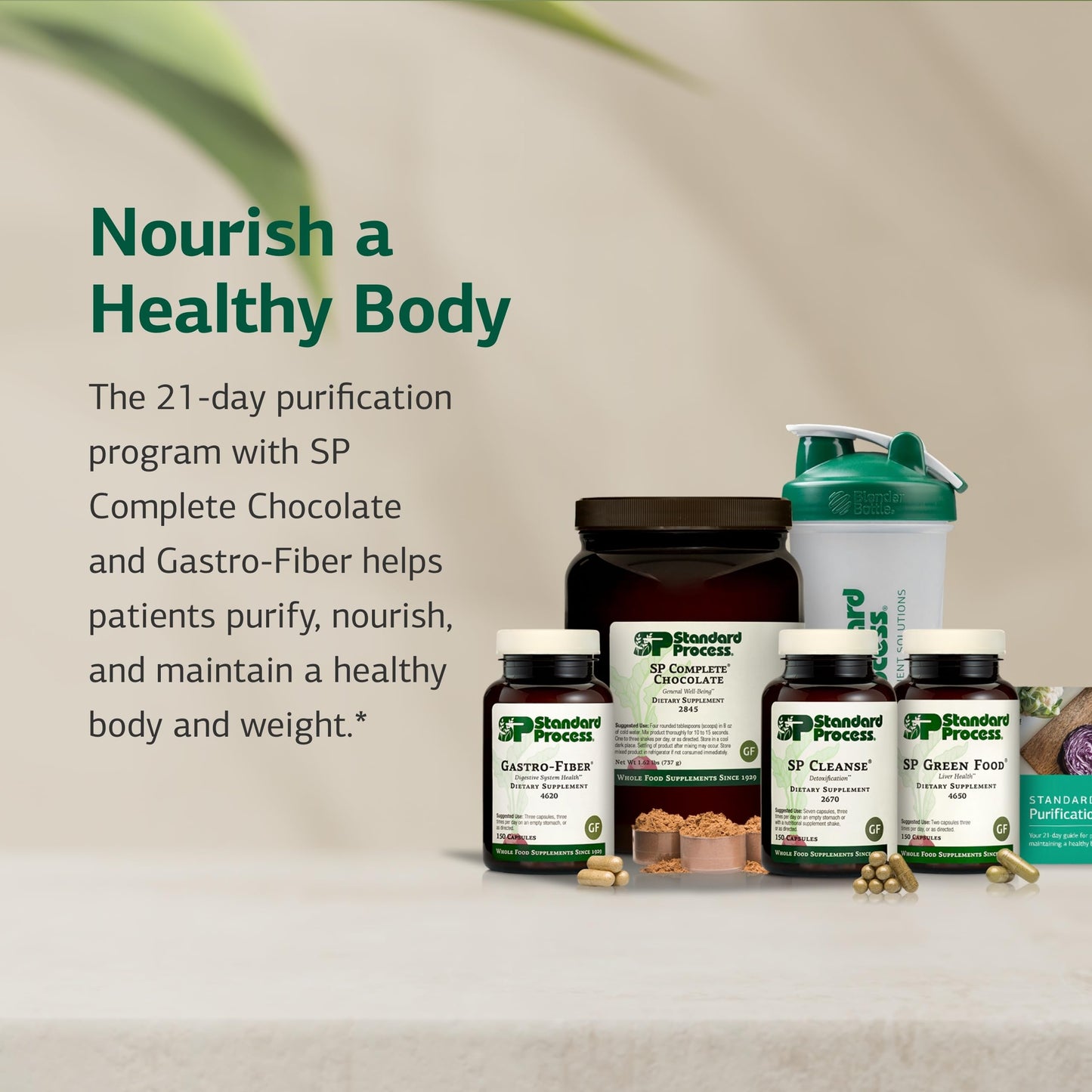 Standard Process Purification Product Kit with SP Complete and Gastro Fiber, Capsule, 1 Kit