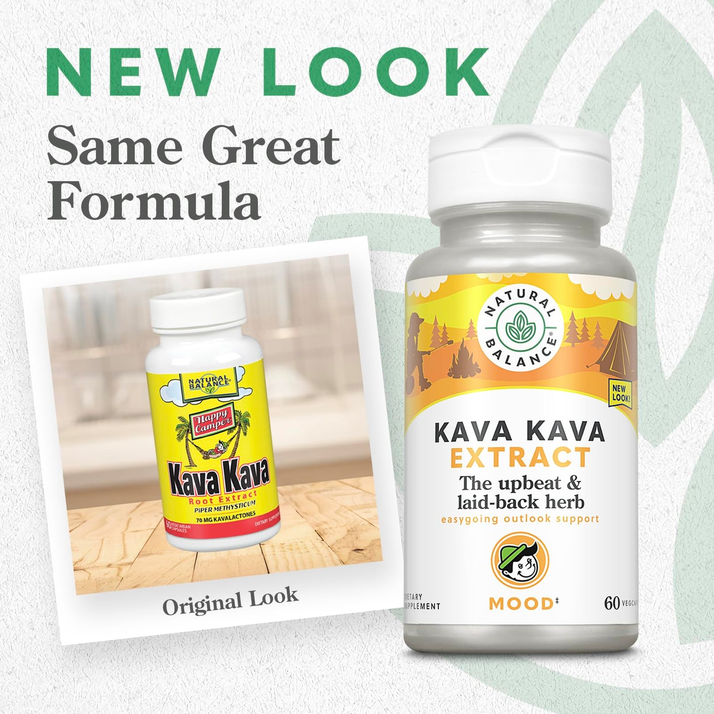 Natural Balance Kava Kava Root Extract 70mg Kavalactones Capsules, 60 Count