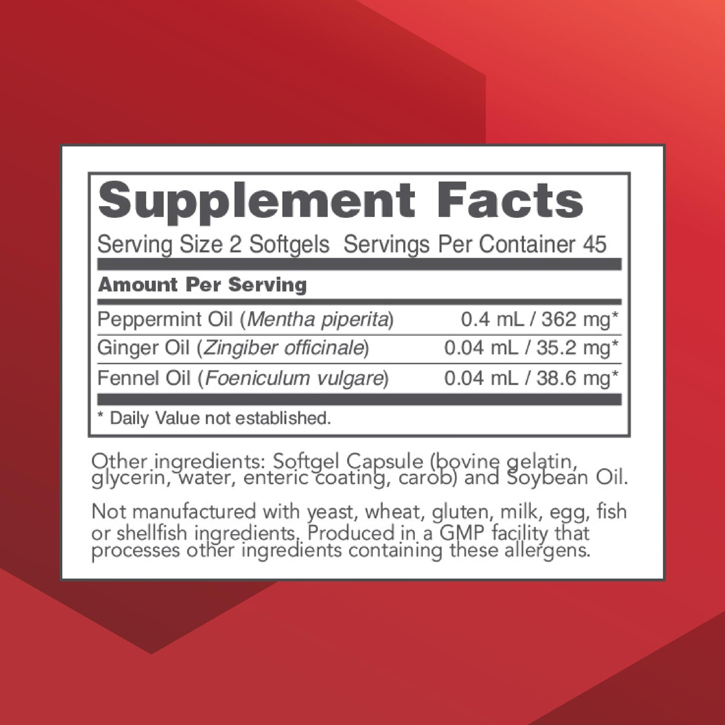 Protocol for Life Balance Peppermint G.I. 180 Softgels