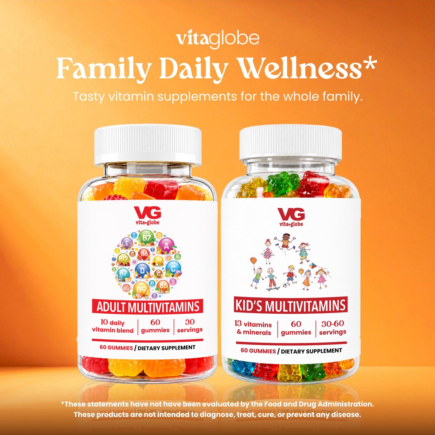 VITA GLOBE Adult Multivitamin Gummies 120