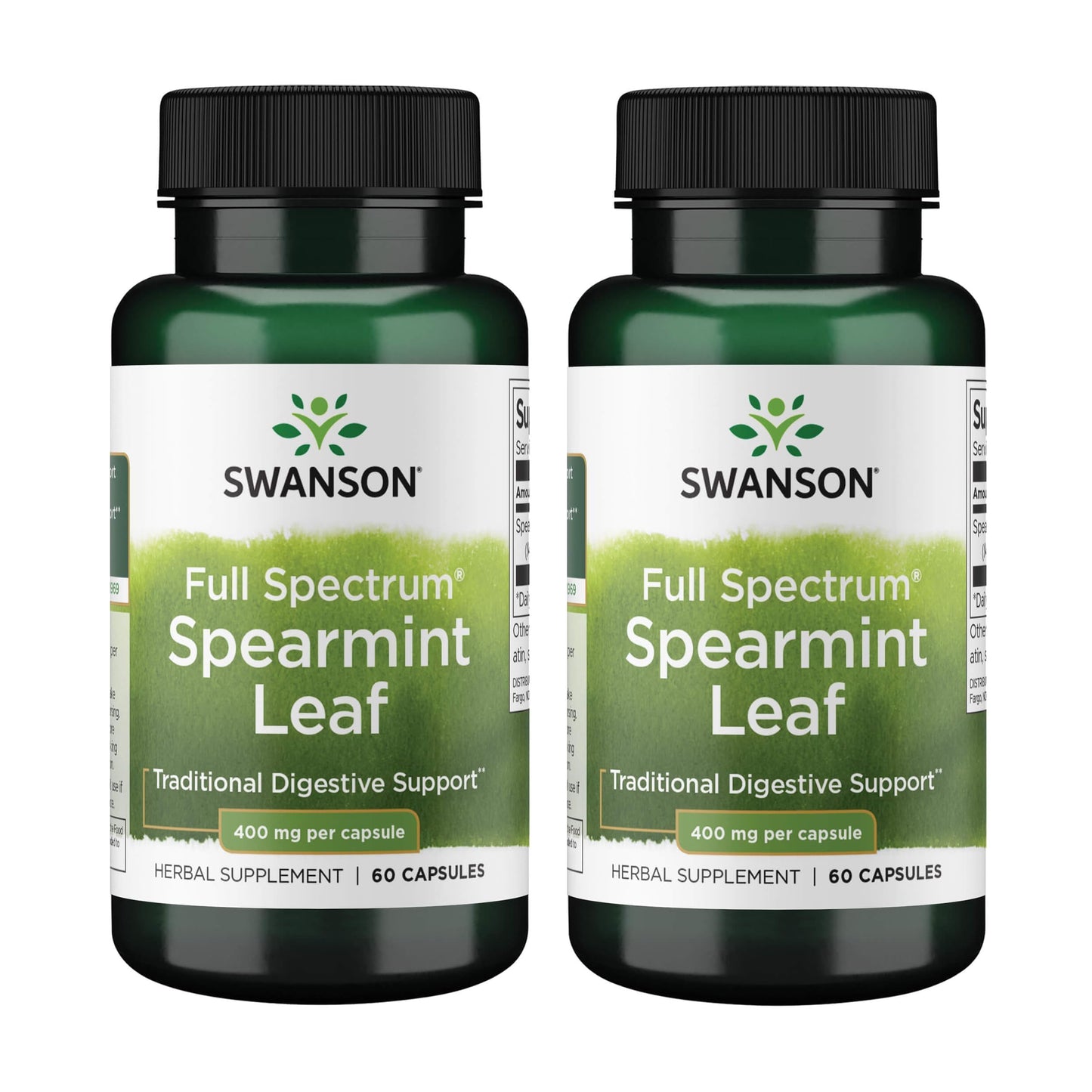Swanson Spearmint Leaf Full Spectrum Digestive Supplement Capsule 120