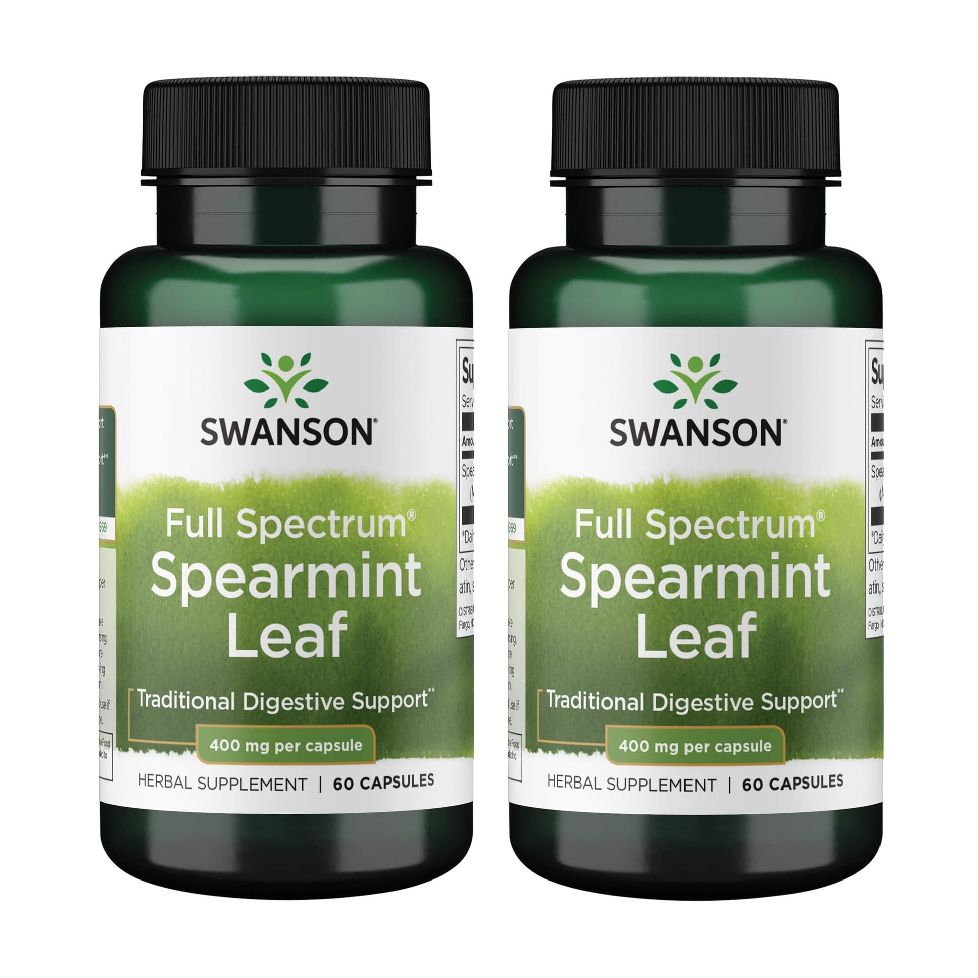 Swanson Spearmint Leaf Full Spectrum Digestive Supplement Capsule 120