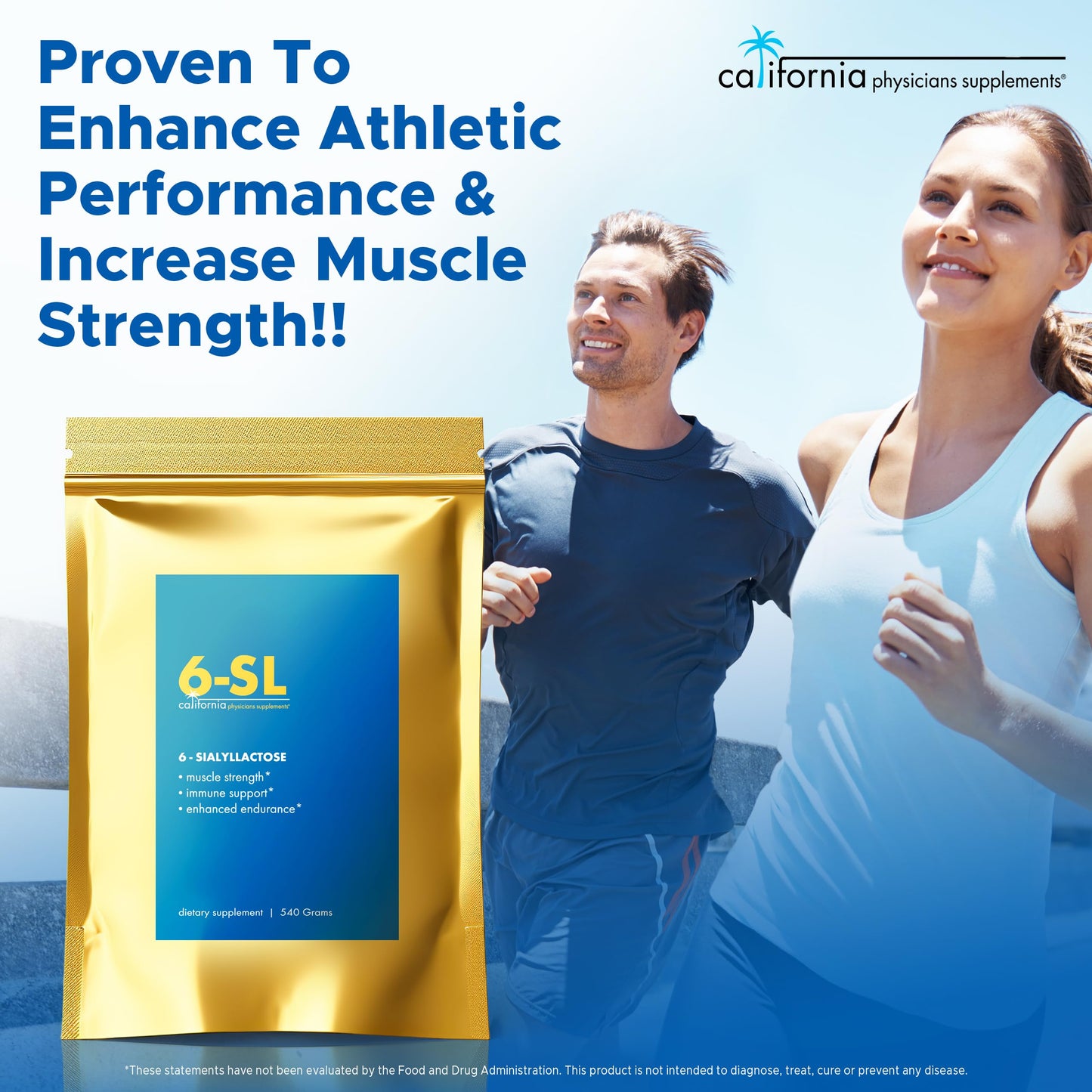 California Physicians Supplements 6-Sialyllactose (6-SL) Muscle Support Powder, 1.19 lb