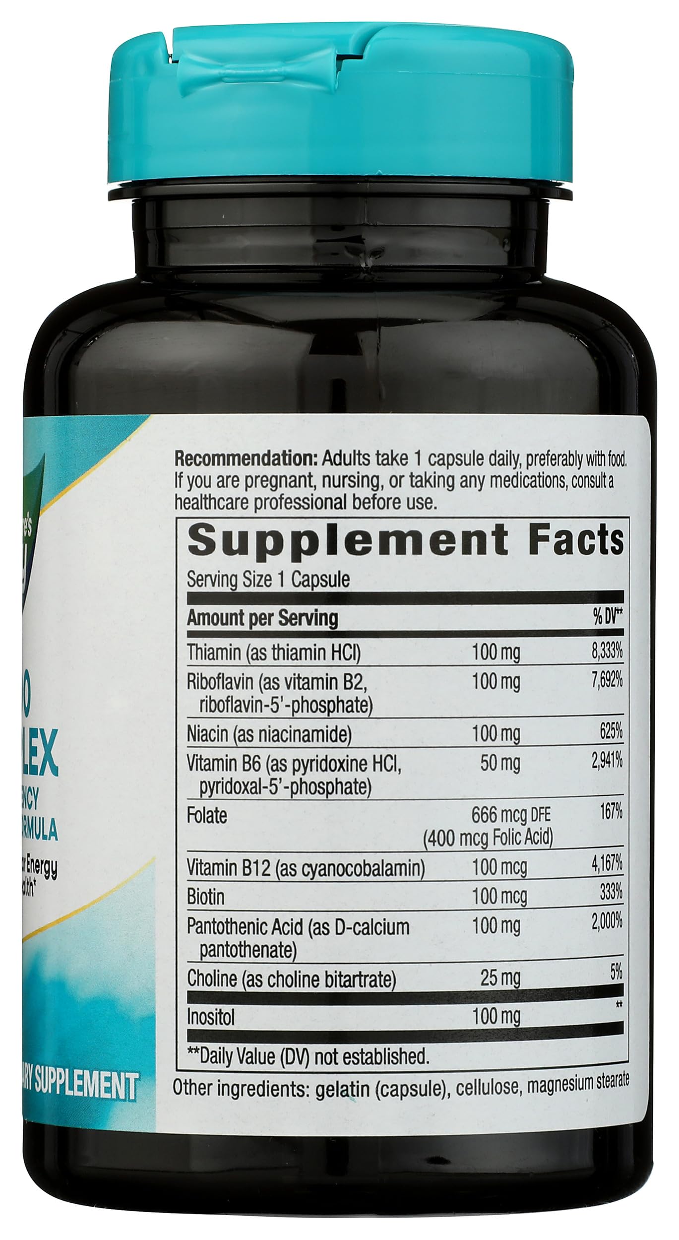 Nature's Way Vitamin B-100 Complex Capsule 100 Count