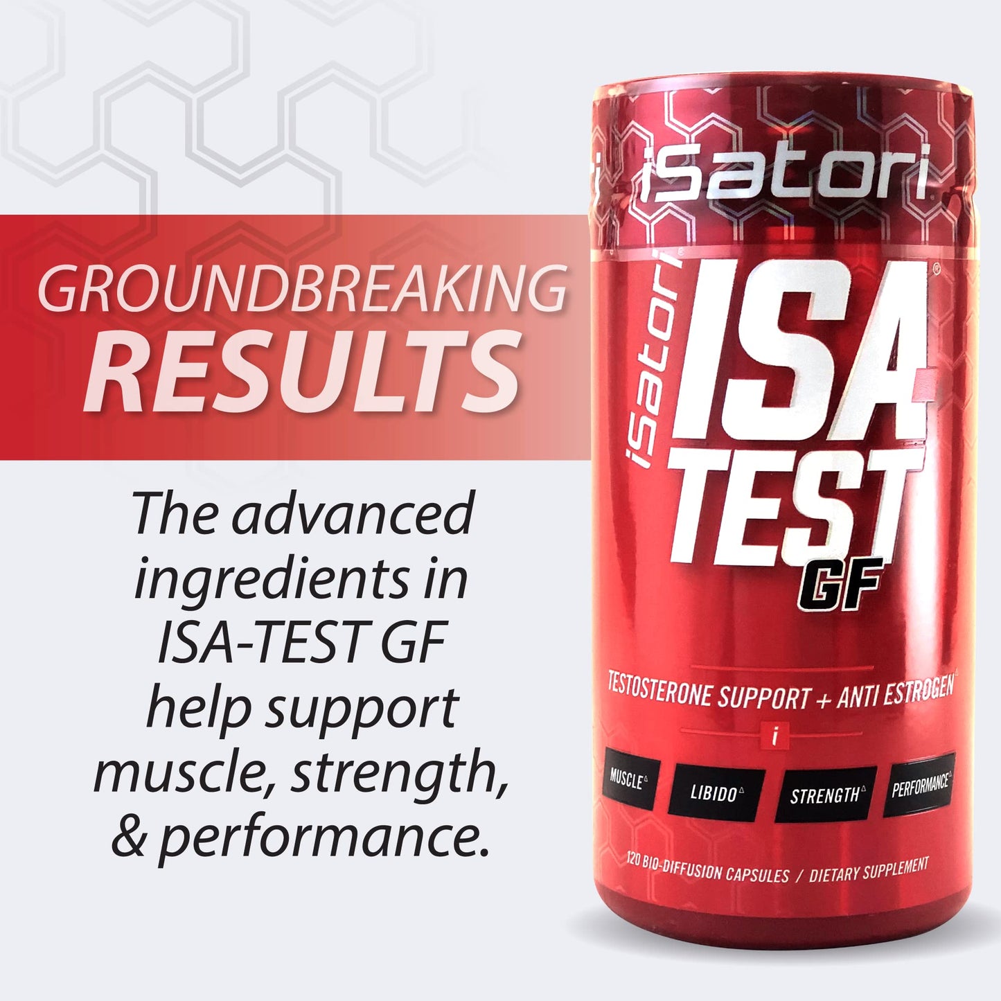 iSatori ISA-Test GF High Performance Capsules, 120