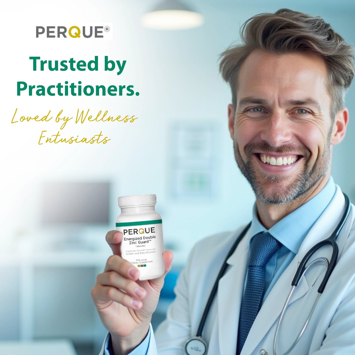 PERQUE Energized Double Zinc Guard Tablets 100 Count