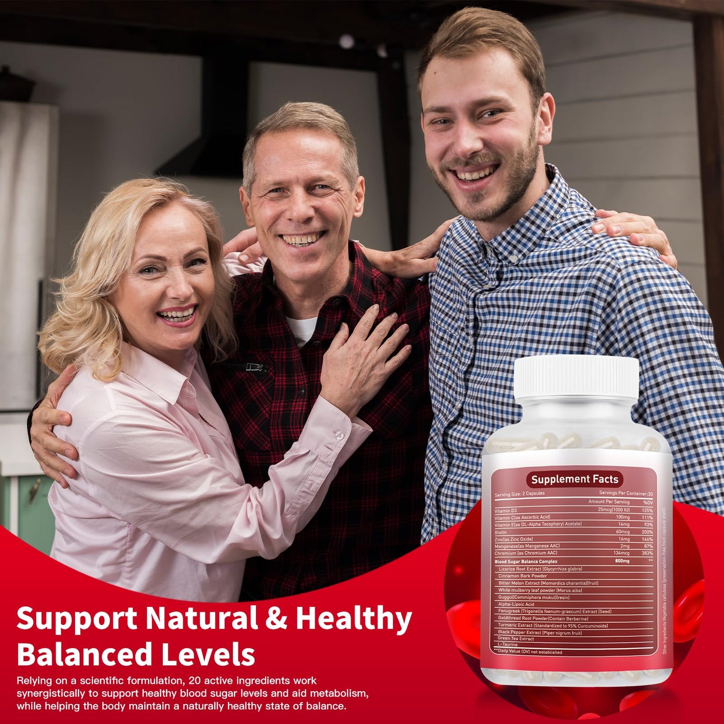 Newpie Blood Sugar Complex Supplement Capsule 120 Capsules