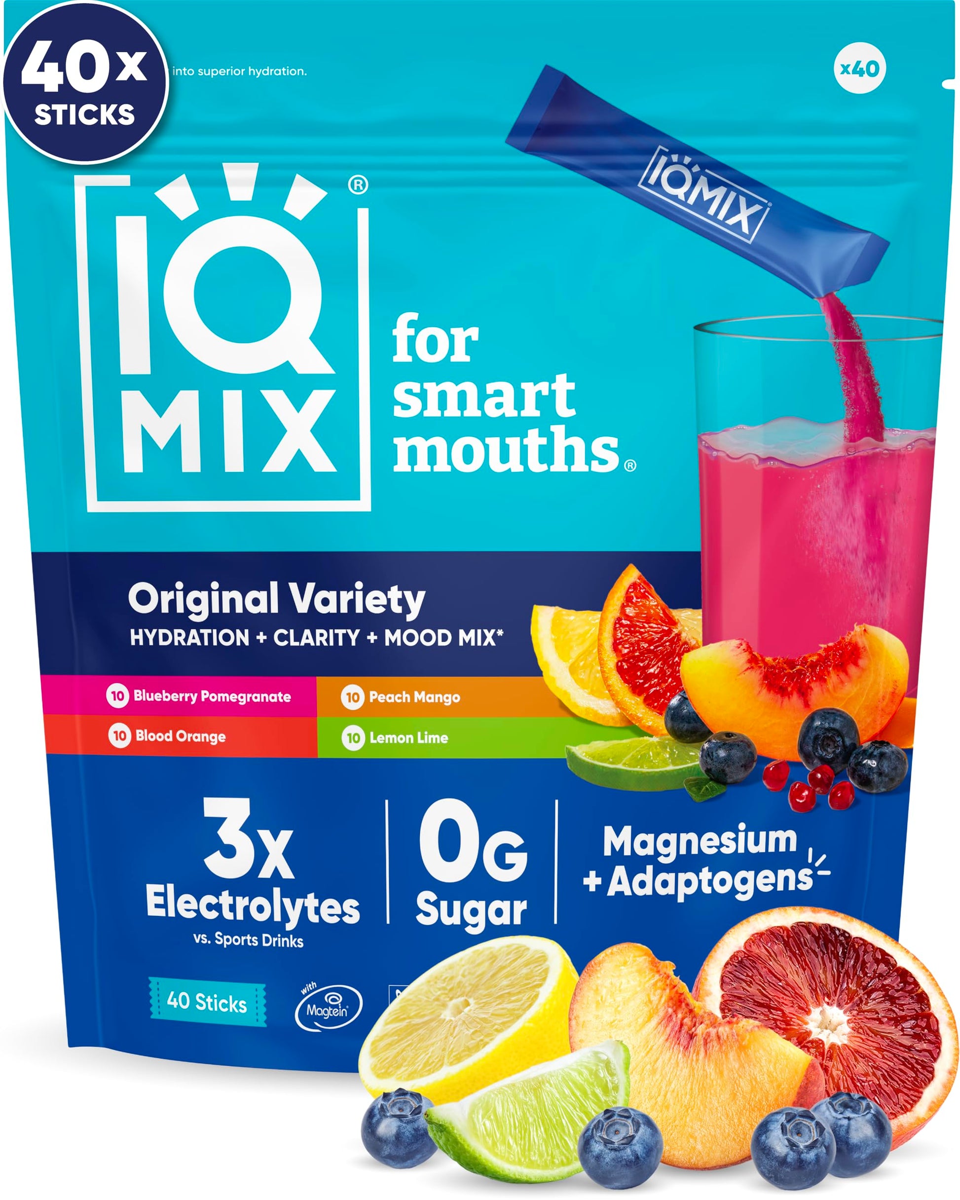 IQBAR IQMIX Hydration Electrolytes Capsule 40 Count