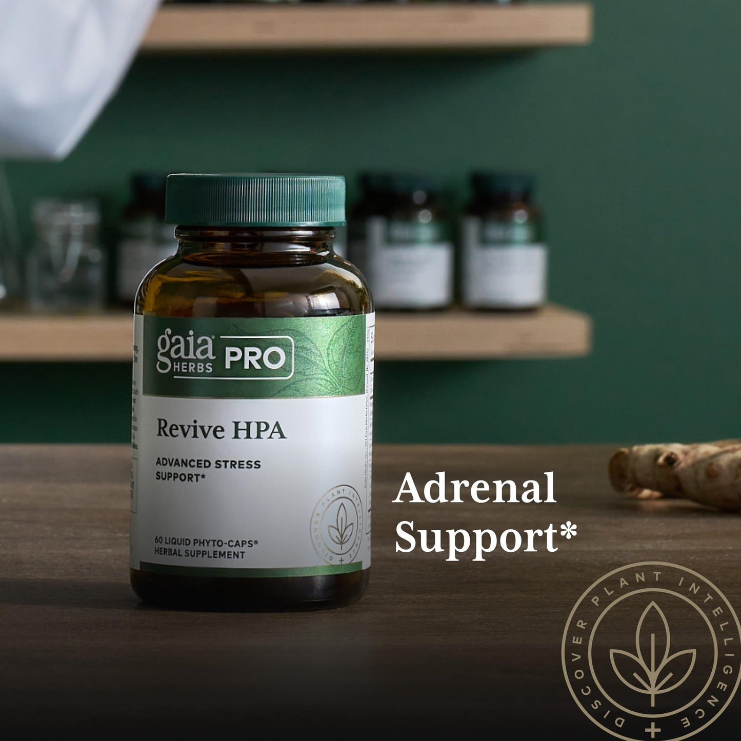 Gaia Herbs PRO Revive HPA Adrenal Health Support Capsules 60 Count