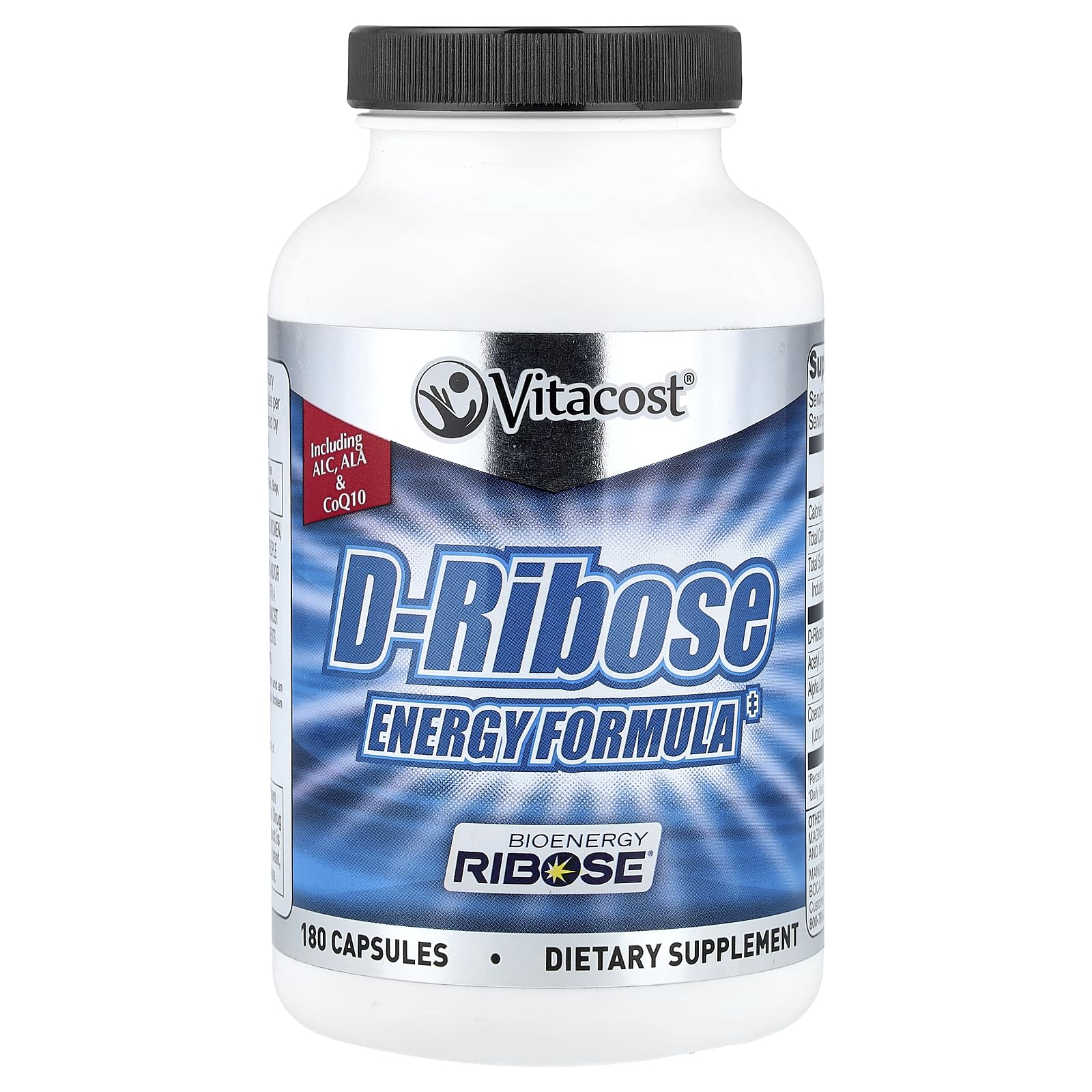 Vitacost D-Ribose Energy Formula Capsule 1