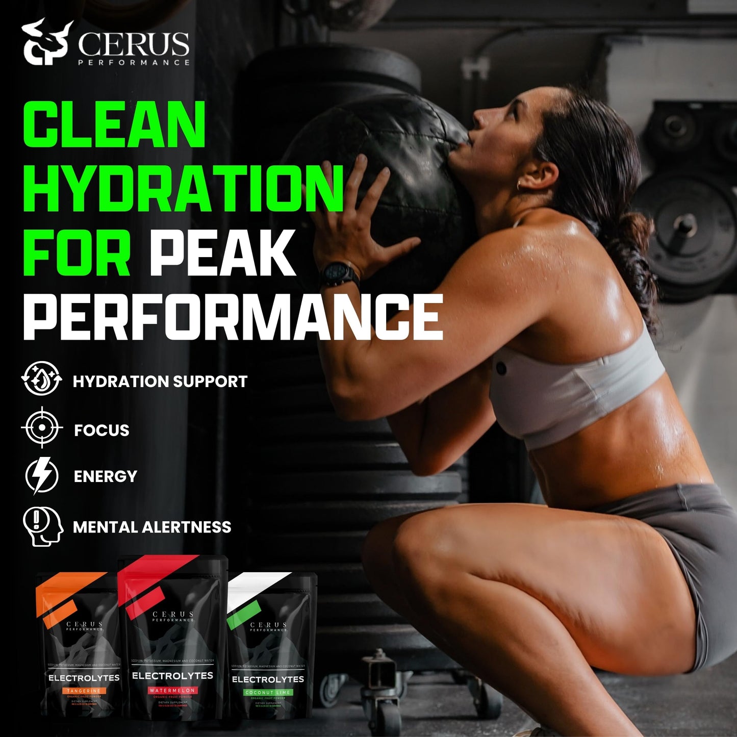 Cerus Performance Electrolyte Powder 6.56 Ounce