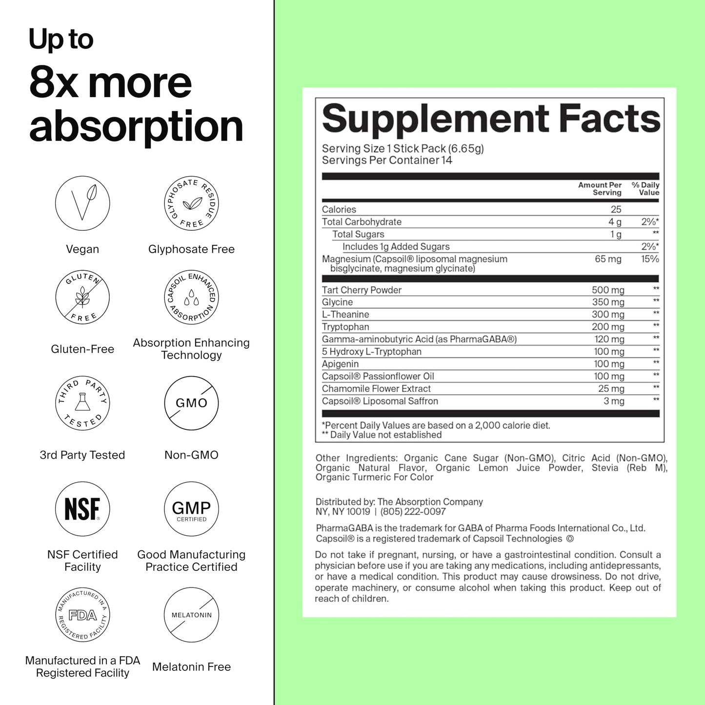 The Absorption Company Sleep Aid Powder 7 Pack