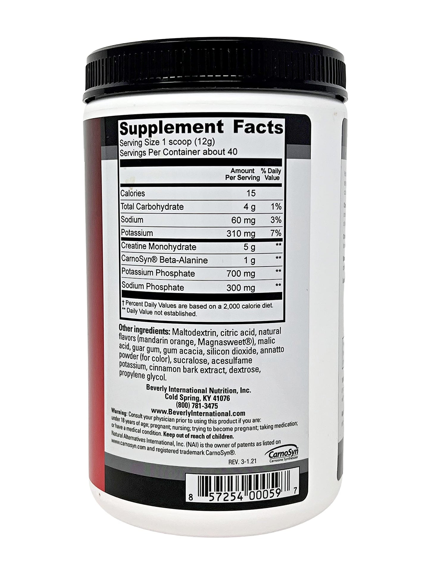 Beverly International Creatine Select with Phosphates Powder 16.9 oz