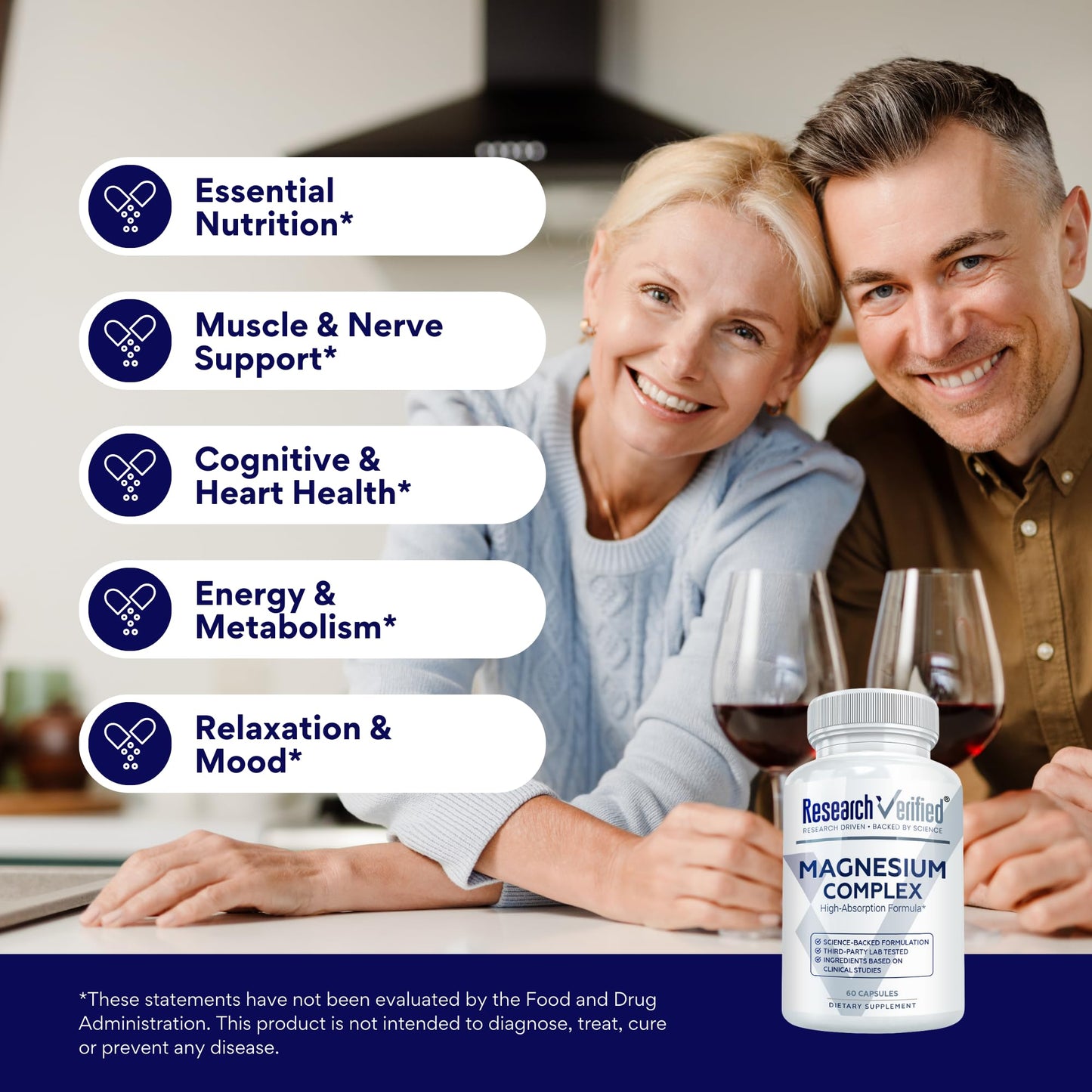 Research Verified Magnesium Complex Capsule 60 Capsules