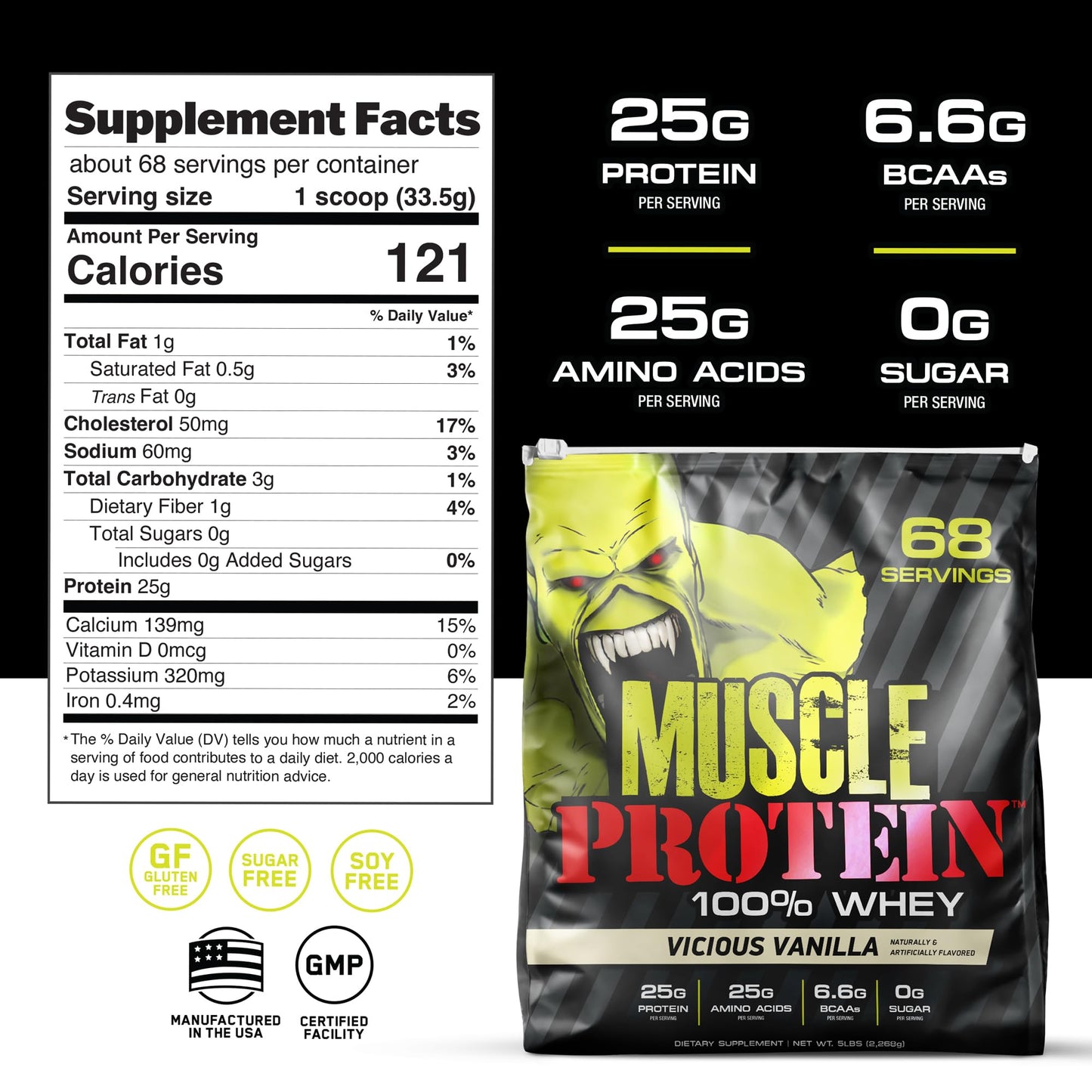COLOSSAL LABS Whey Protein Powder 5.9 Ounce