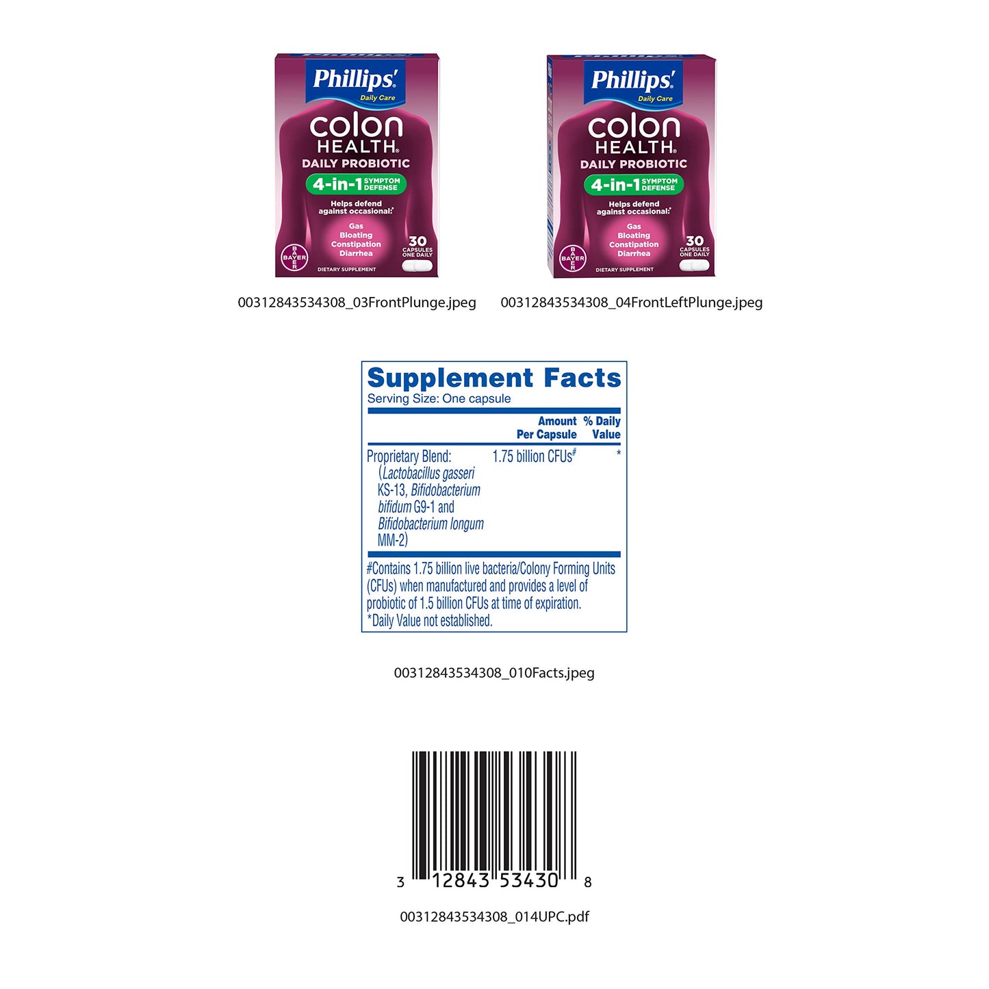 Phillips' Colon Health Probiotic Capsules, 30 Count