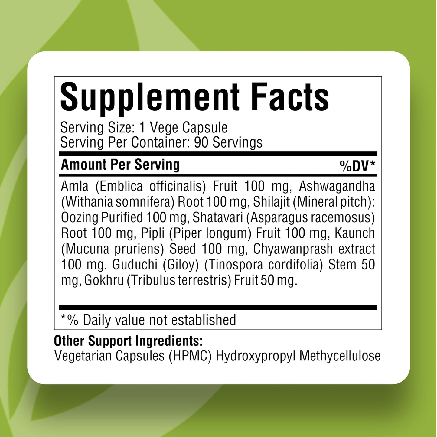 Herbsforever Ojas Care Capsules 90 Count