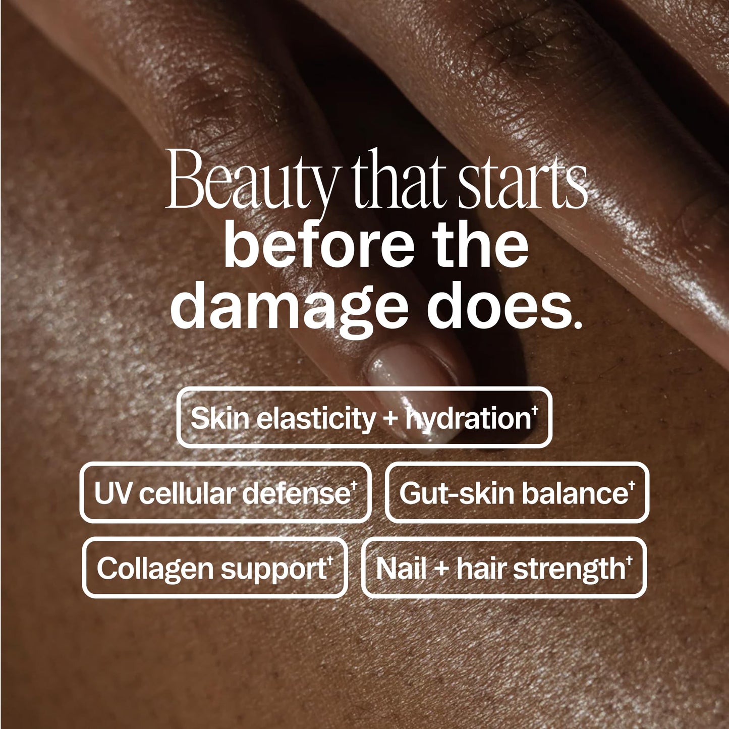 Ora Organic Hair, Skin, and Nails Support Beyoutiful Beauty Supplement with Biotin and Niacin, 60 Vegan Capsules