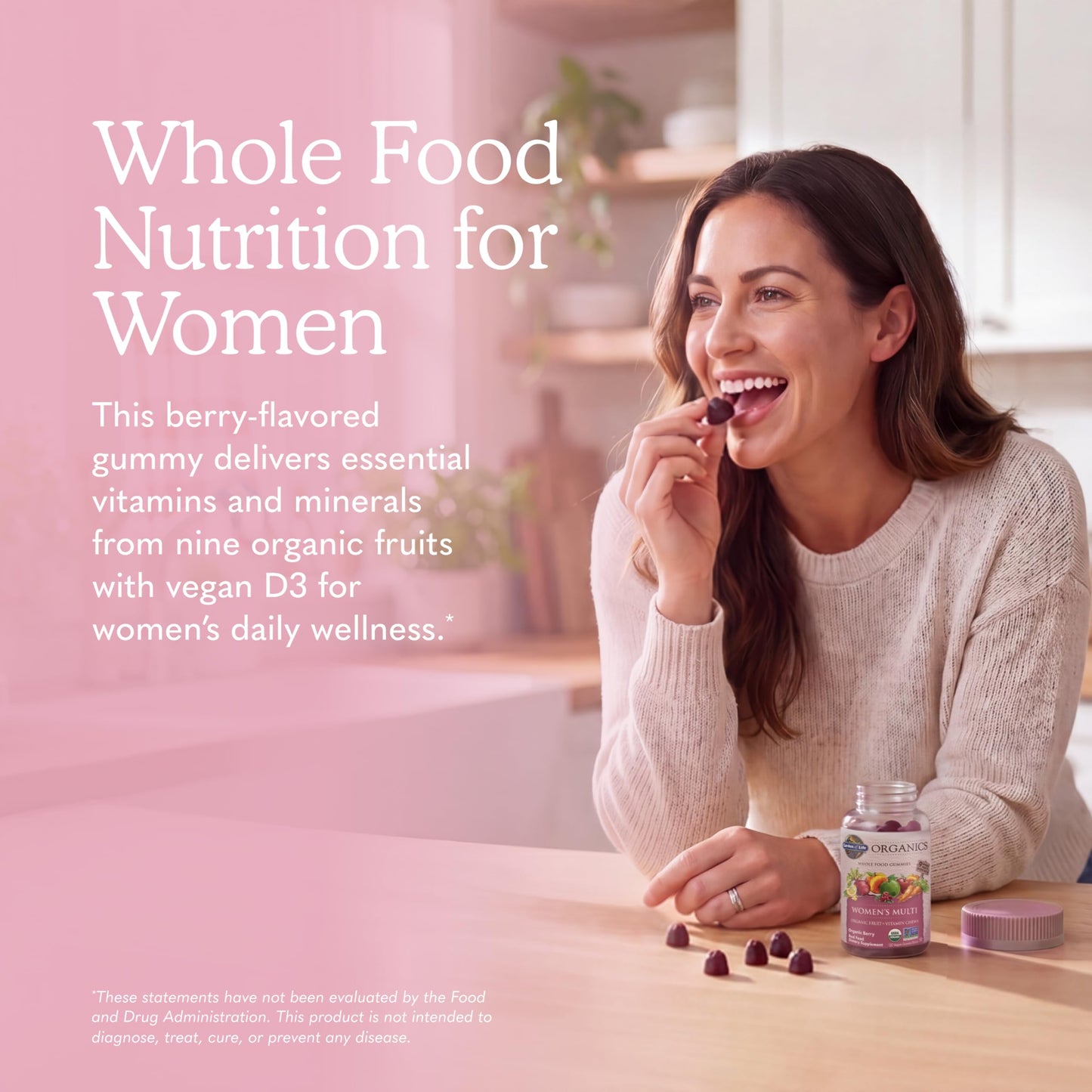 Garden of Life Organics Women's Gummies Multivitamin, 120 Gummies