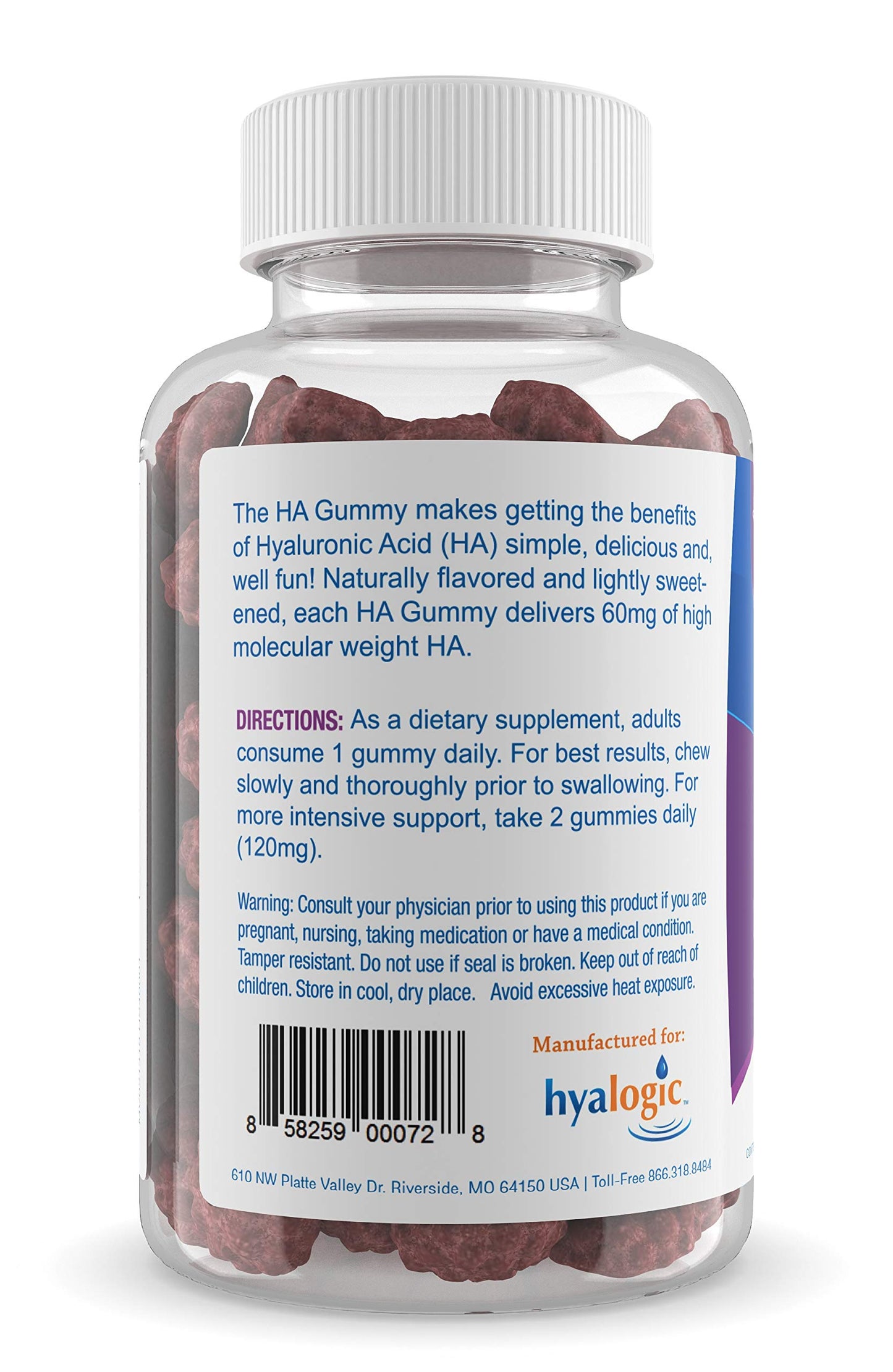 Hyalogic Hyaluronic Acid 60 Tablets