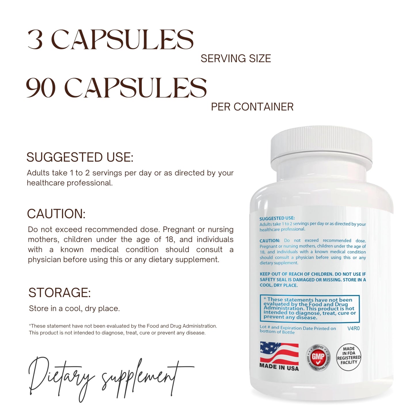 HAPPY MILLIONS Collagen Complex Capsules, 90 Capsules