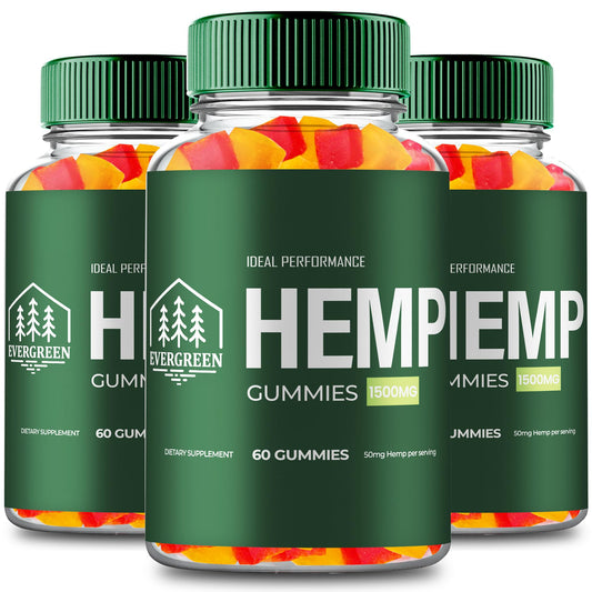 IDEAL PERFORMANCE Evergreen Hemp Gummies Gummy 180 Count