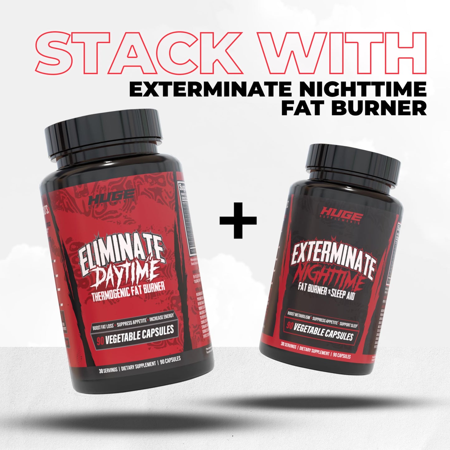 Huge Supplements Eliminate Thermogenic Fat Burner For Men Capsule 90 Count