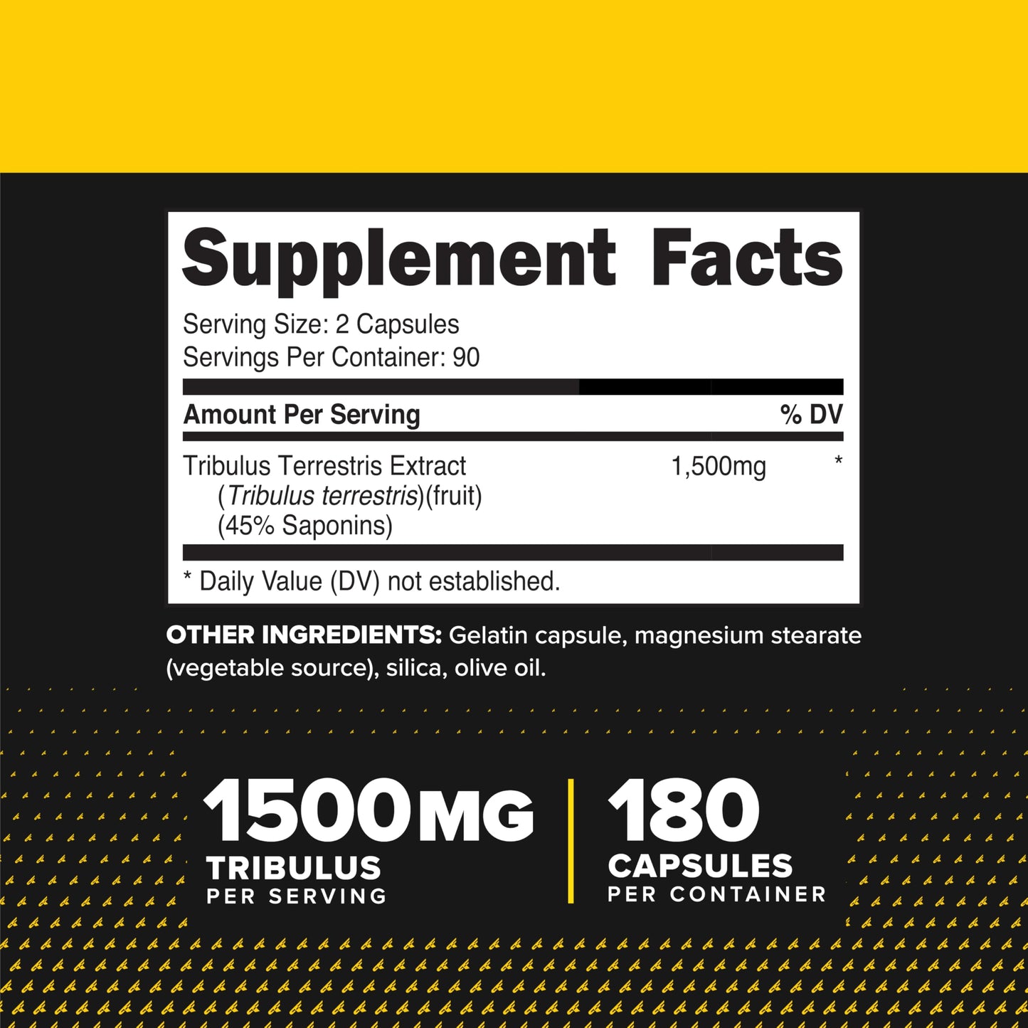 Primaforce Tribulus Terrestris Extract Capsules (1,500mg) 180 Count